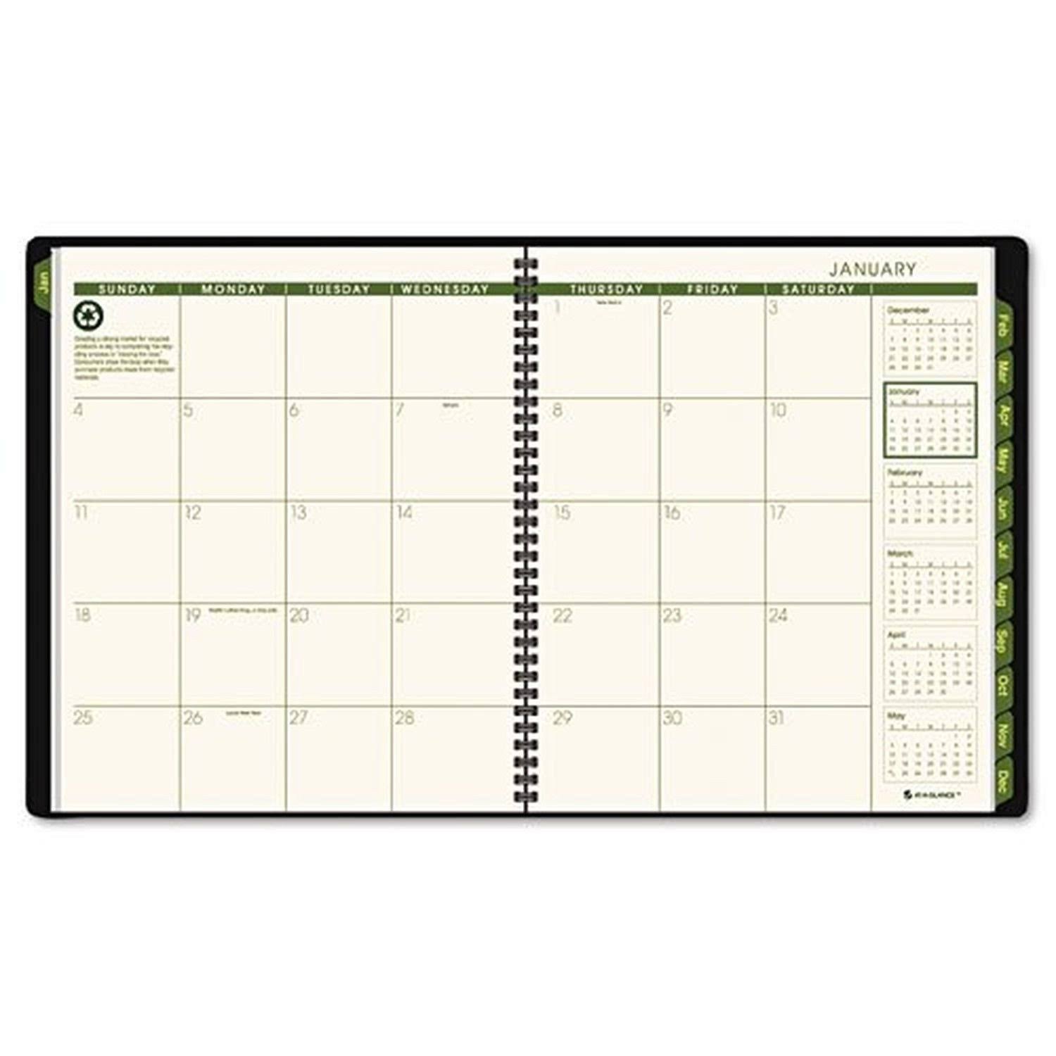 At-a-glance Green Professional Monthly Planner, Black - 2015-16 GH_LK9A0ZJB