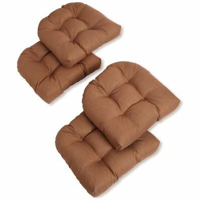 Blazing Needles Outdoor Chair/Rocker Cushion Fabric Cocoa 6T_MRX4FY5M