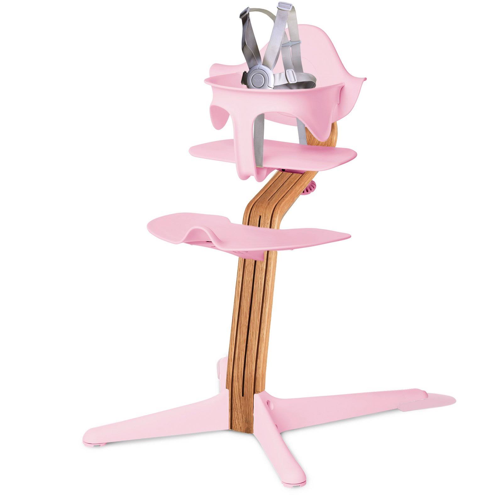 Nomi Highchair - Pink/Natural Oak RY_1V7RV43Q