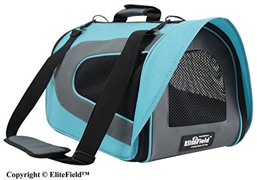 EliteField Deluxe Soft Pet Carrier, Blue 4D_SRKCEIJH
