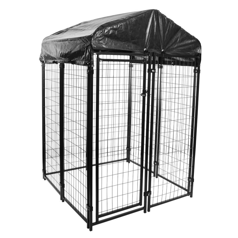 Private Brand Unbranded 4 ft. x 4 ft. x 6 ft. Welded Wire Kennel ER_MTV2ZNF0