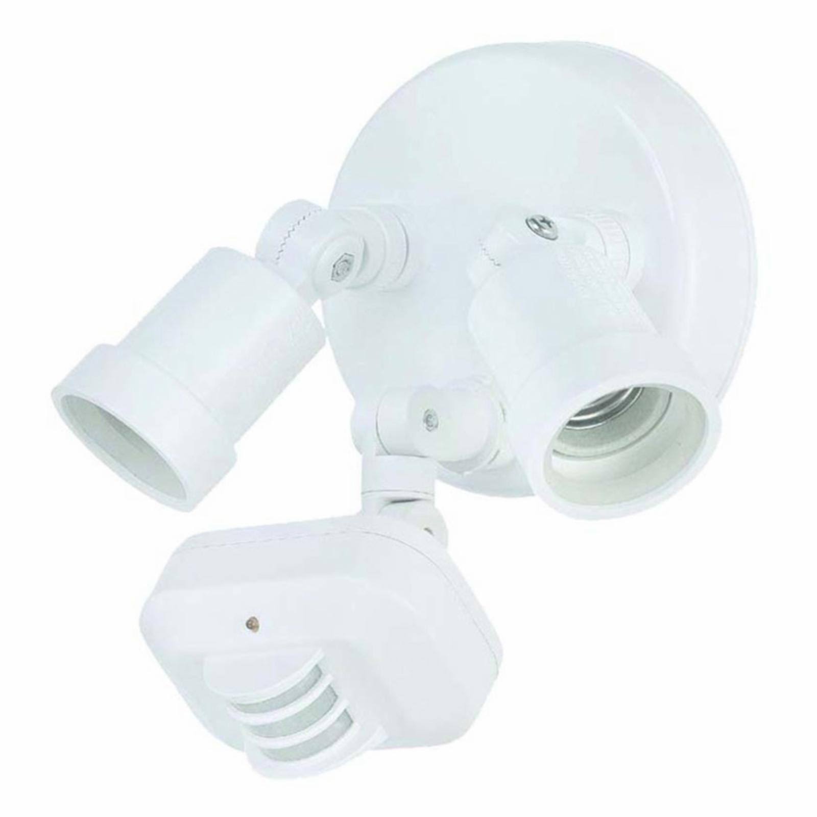 Acclaim Lighting 2-Light White Motion Activated Outdoor Flood Light HW_Y1GH8GJO