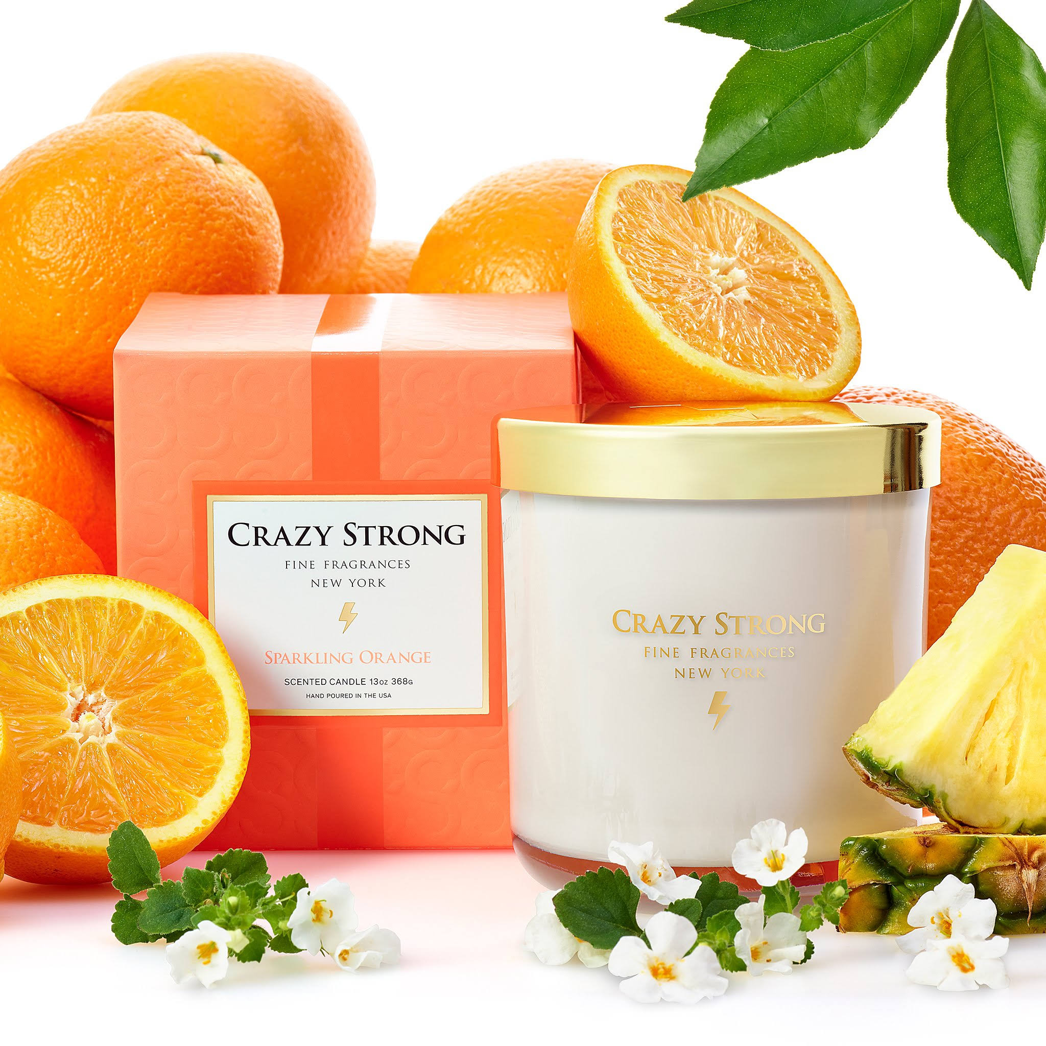 Crazy Strong Sparkling Orange 13 oz. 2-Wick Candle LV_EKAE2WFG