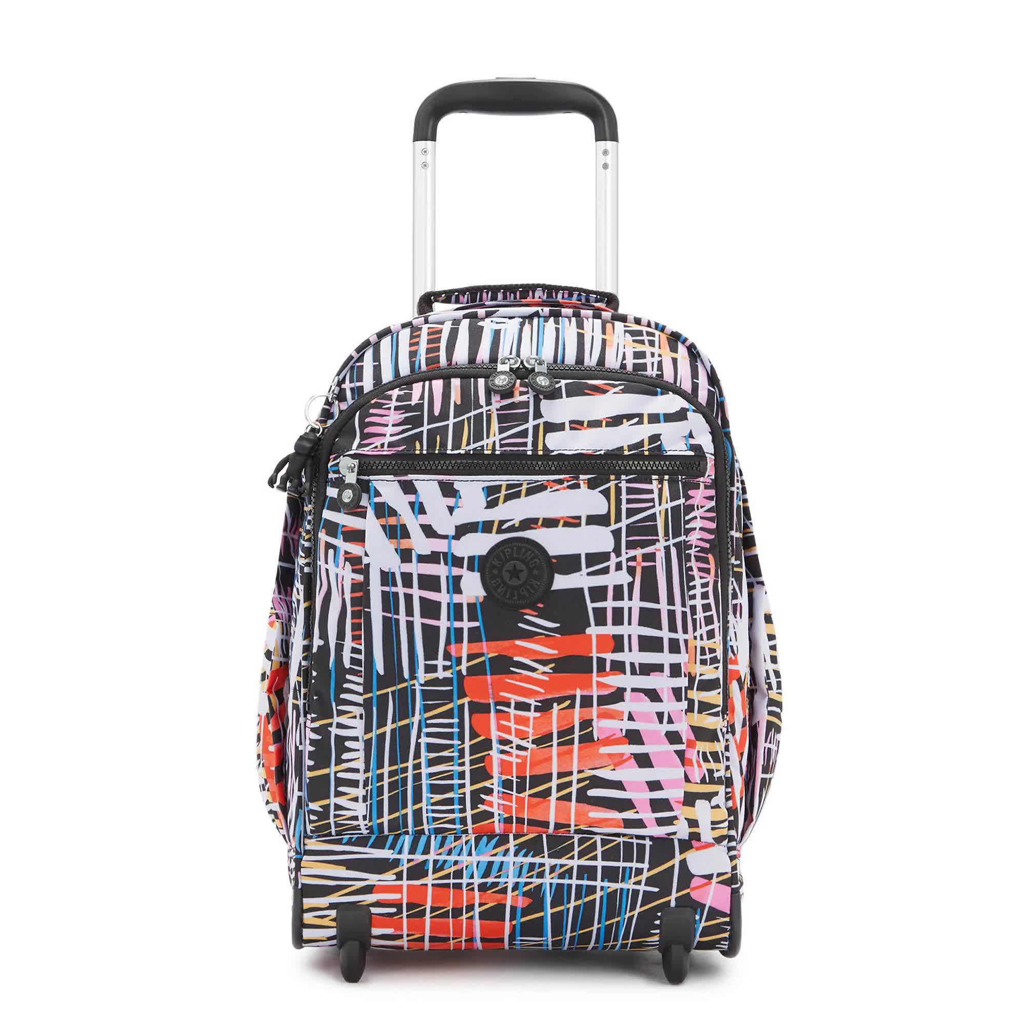 Kipling Gaze Large Printed Rolling Backpack Soft Stripes XU_SXSQJHLR