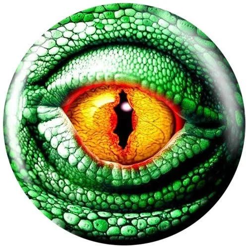 Brunswick Lizard Glow Viz-A-Ball Bowling Ball (12lbs) CF_LNCXK4IF