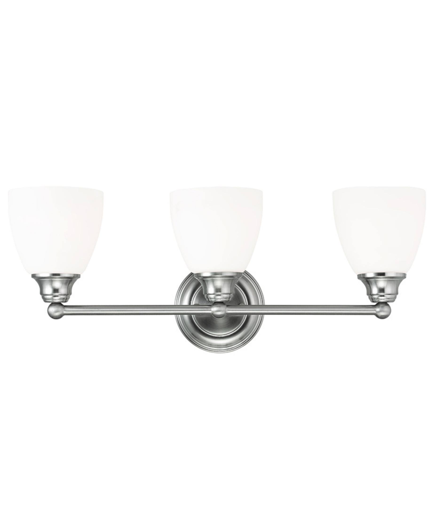 Livex Lighting 13663-91 Somerville 3-Light Bath Light, Brushed Nickel ZN_N3XUE7GQ