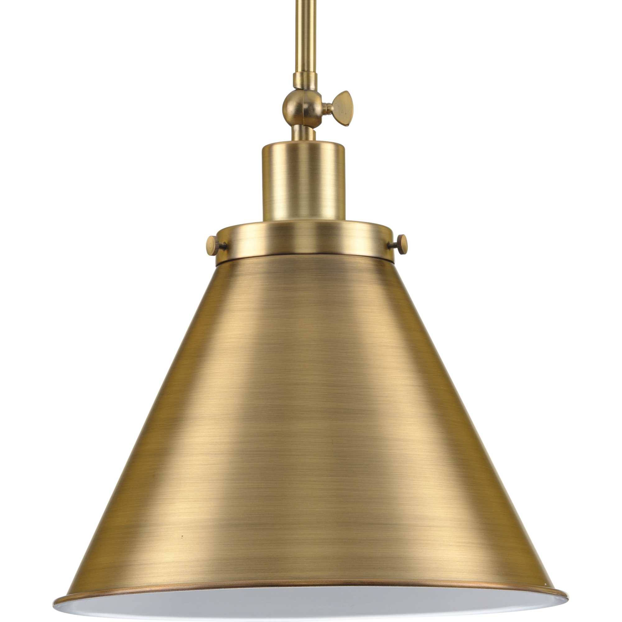 Progress Lighting P500325-163 Hinton - 1 Light Pendant Vintage Brass H6_K0RRNJPM