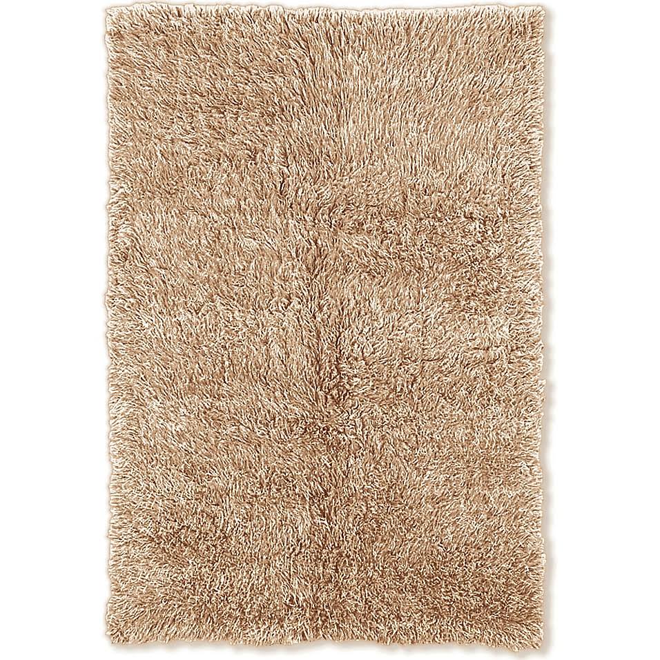 Linon Home Decor Products Flokati 1400 Gram 2'4 x 4'3 Accent Rug in Tan RM_H4J8UD2V