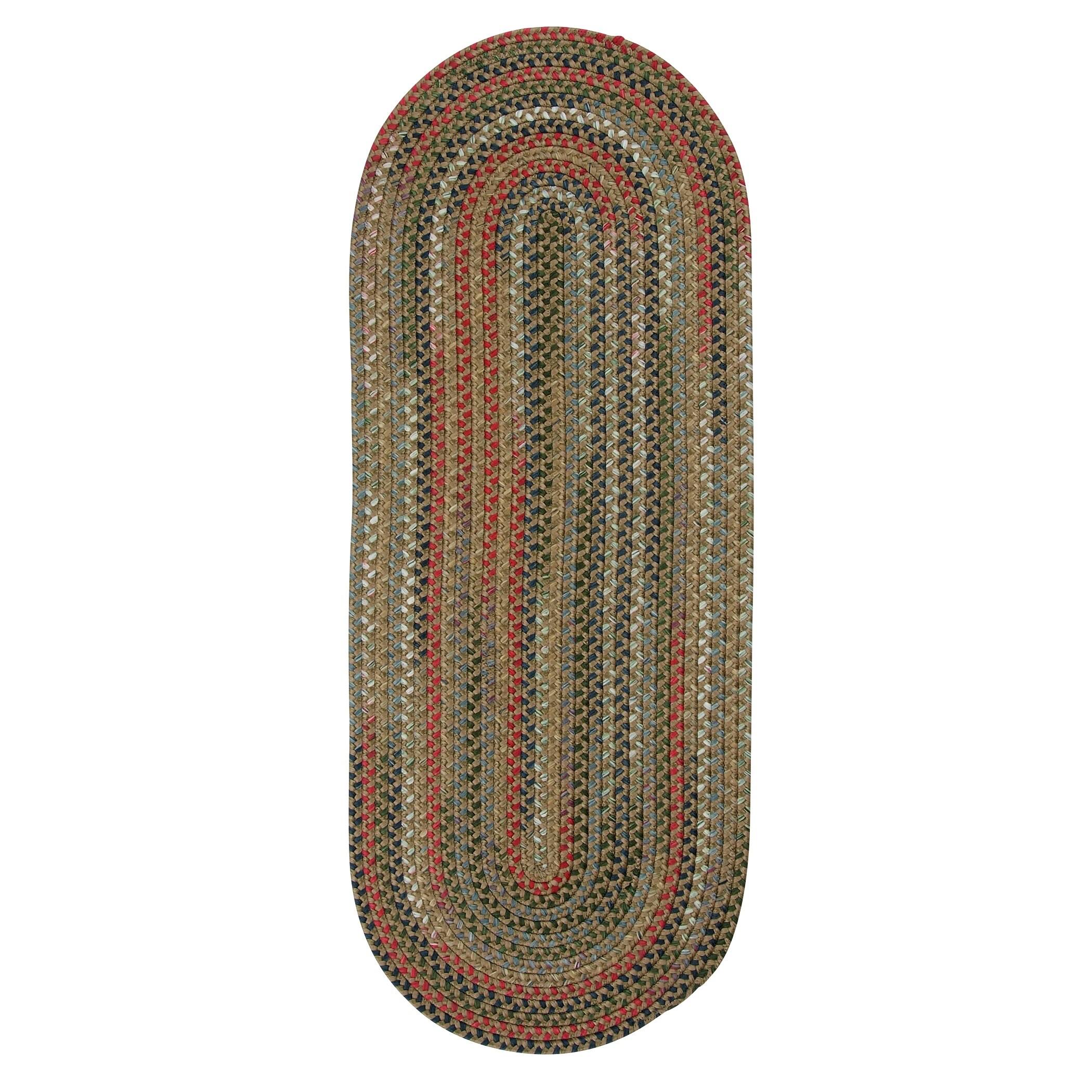 Colonial Mills WA17R024X168 2 x 14 ft. Wayland Oval Runner Rug Olive ZM_LZSD2B6N