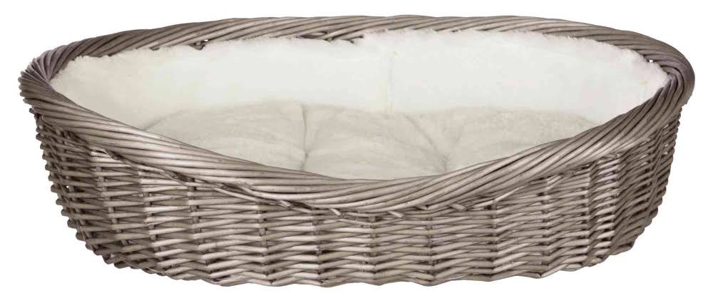 Trixie Basket with Lining and CUSHION, 80 cm, Grey 9K_DRBW0FWB