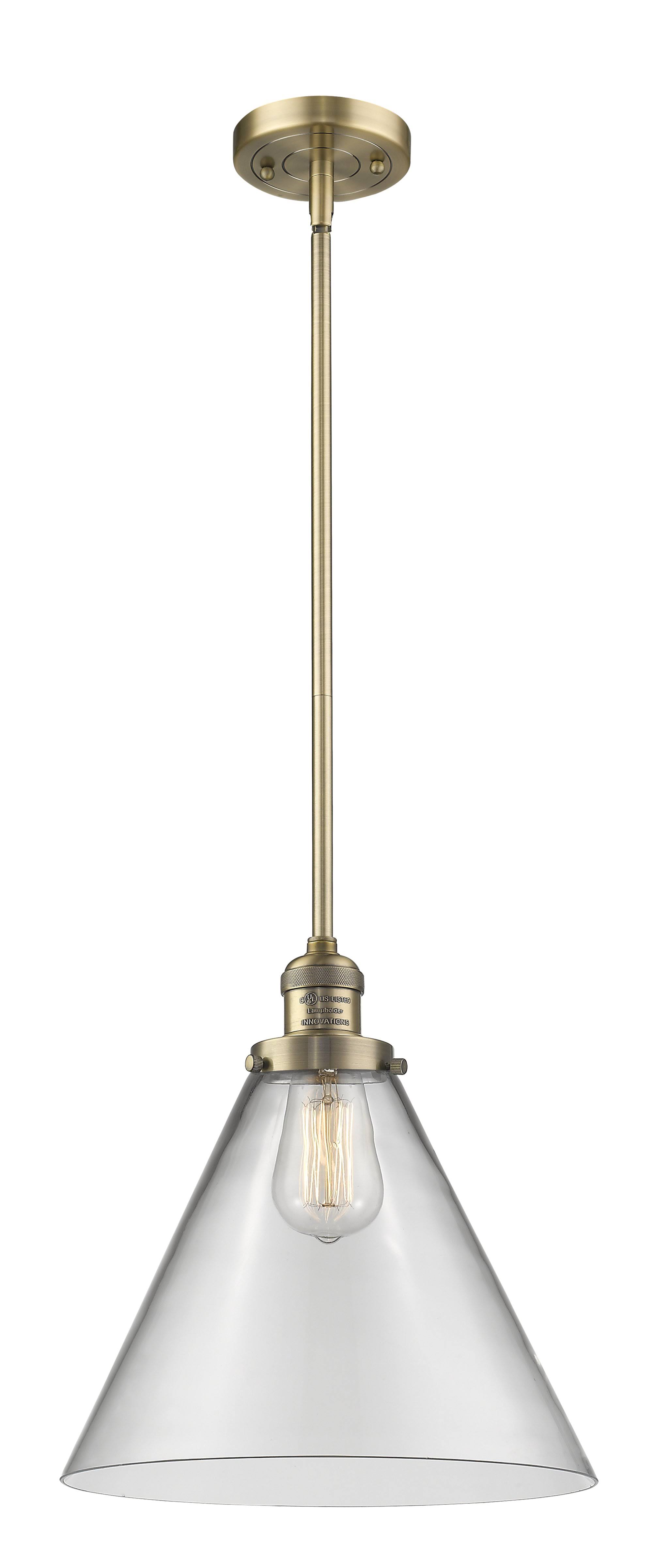 Innovations Lighting 201S-BB-G42-L-LED X-Large Cone 1 Light Pendant 61_CLKK56AY
