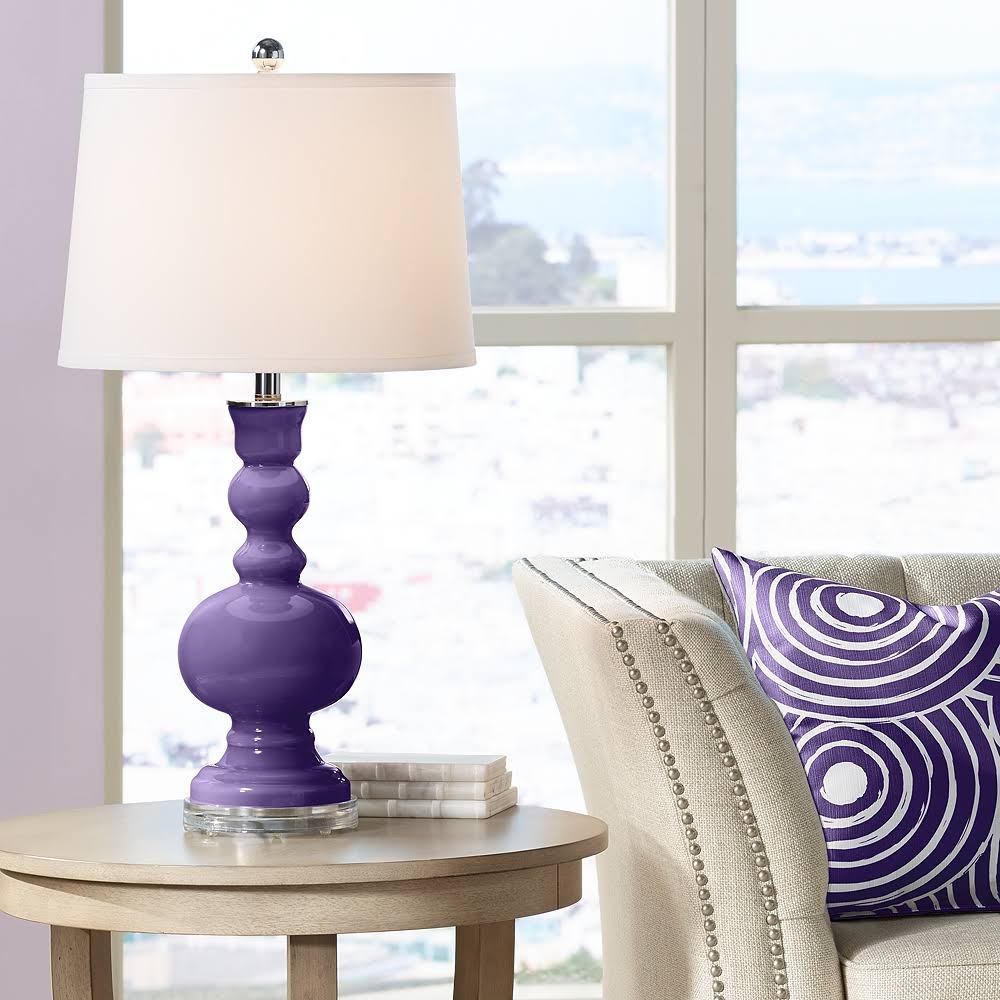 Color + Plus Izmir Purple Apothecary Table Lamp 29G94 S1_TASZIYGB