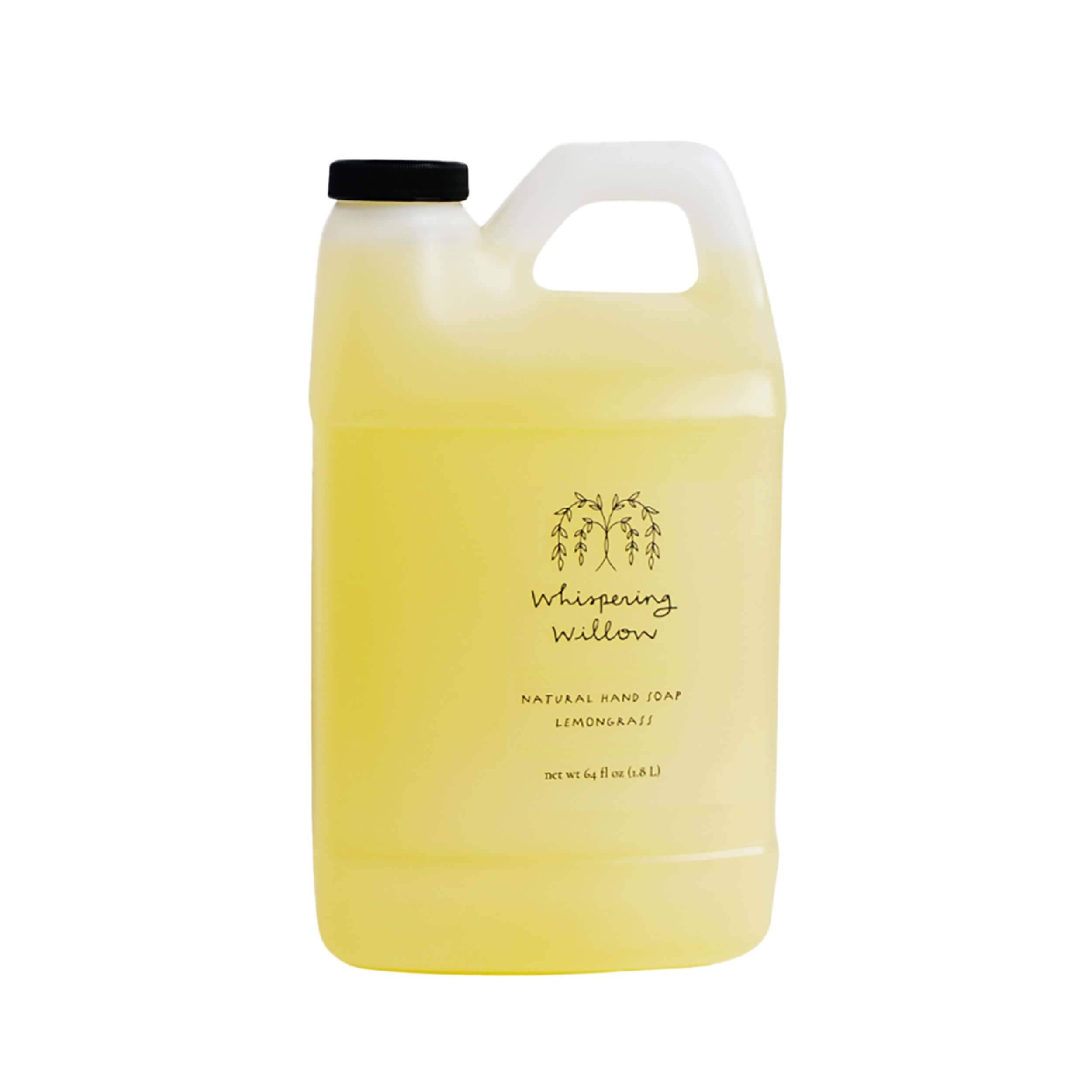 Lemongrass Natural Hand Soap, Bulk Refill | Whispering Willow 3Y_DVBWZUC3