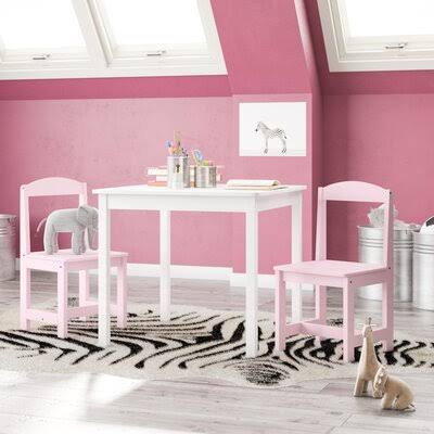 Viv + Rae Zaria Kids 3 Piece Table Chair Set 4J_UATYMR7M