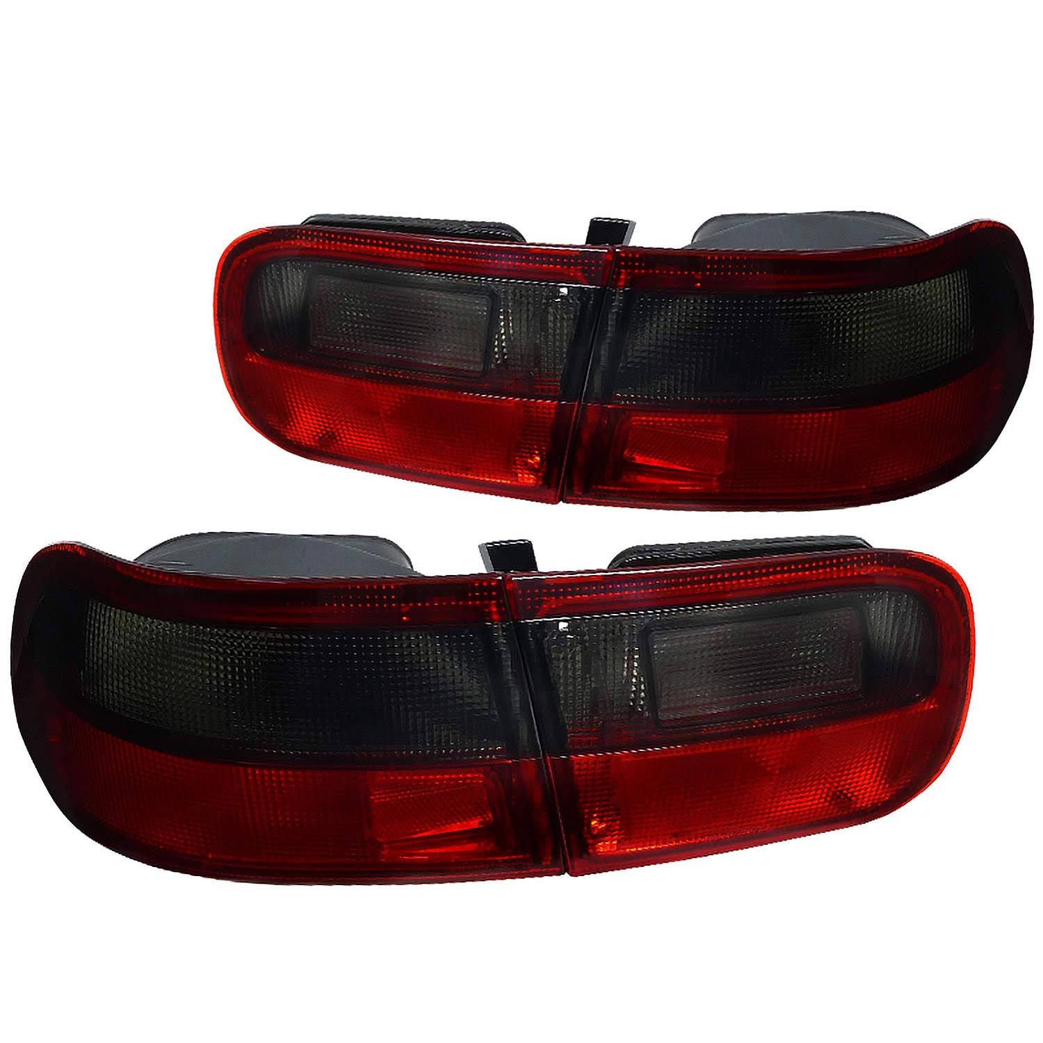 Spec-D Tuning 1992-1995 Honda Civic JDM Style Red / Smoke Tail Lights ZK_AD0C73BD