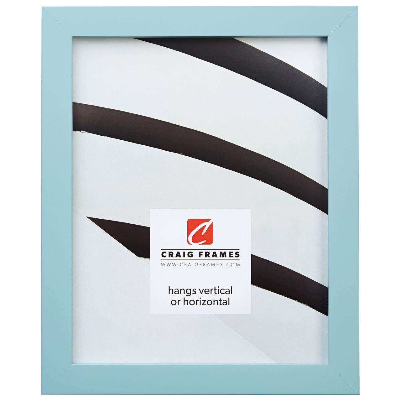 Craig Frames Confetti, 24 x 24 inch Picture Frame, Light Pastel Blue SB_T27F7PGJ