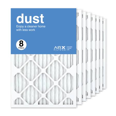 AIRx Filters 16x25x1 Air Filter MERV 8 Pleated HVAC AC Furnace Air Filter, Dust 8-Pack Made in The USA ZB_HON9WZ7G