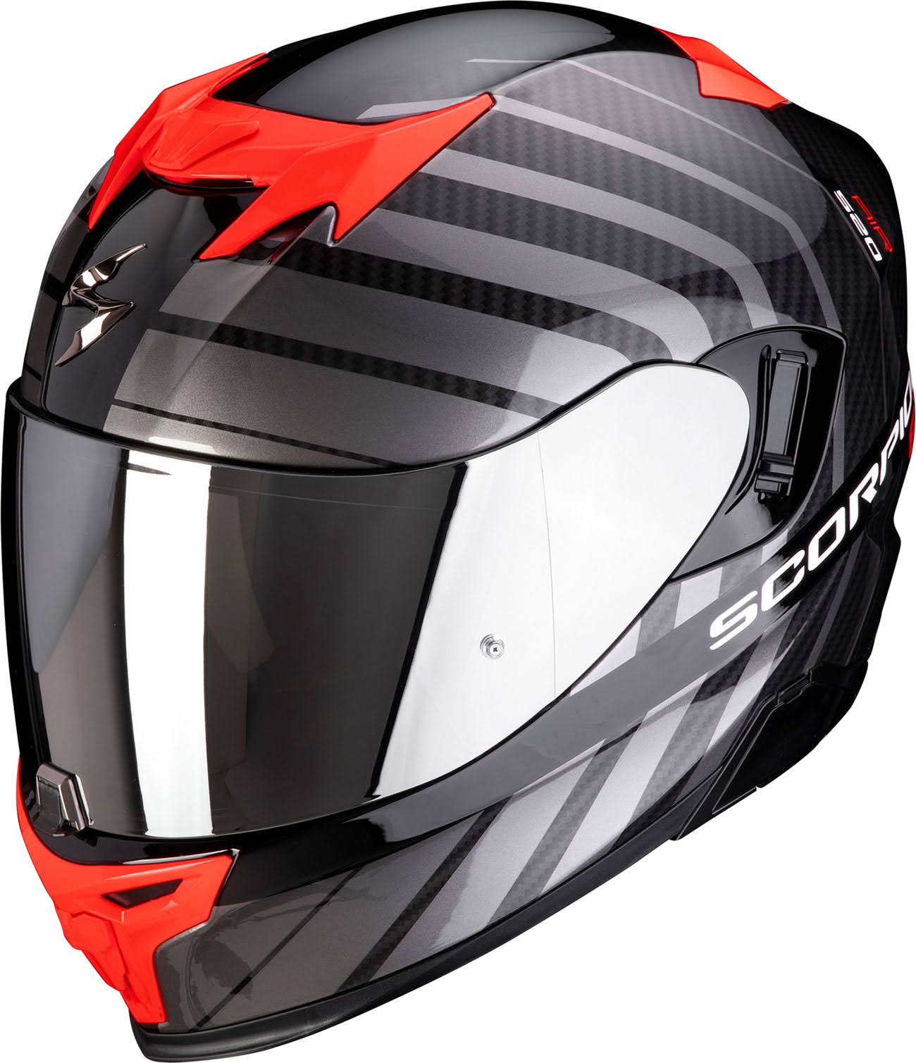 Scorpion EXO-520 Air Shade Helmet, black-red, Size XL VU_TYQZVFLY