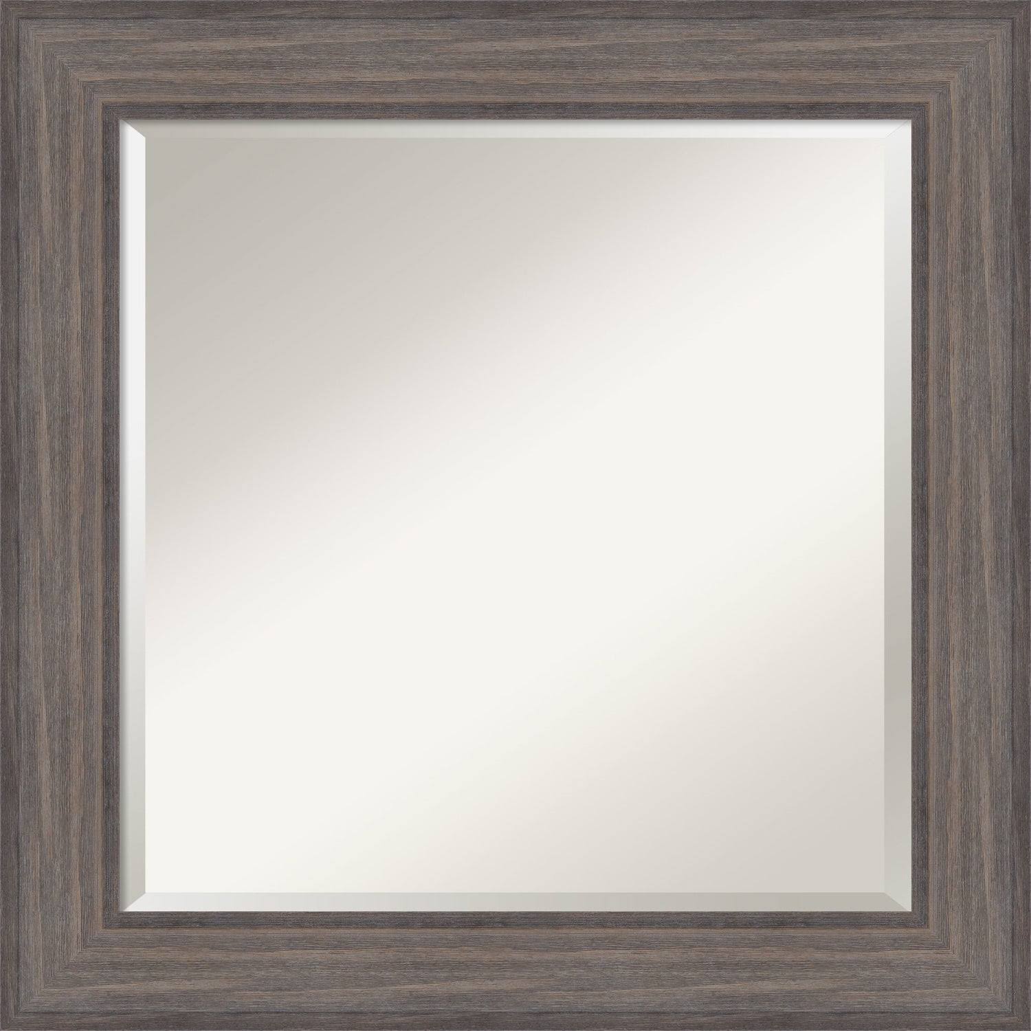 Amanti Art Country 25-inch Square Vanity Mirror in Barnwood 9C_HWY8KWCU