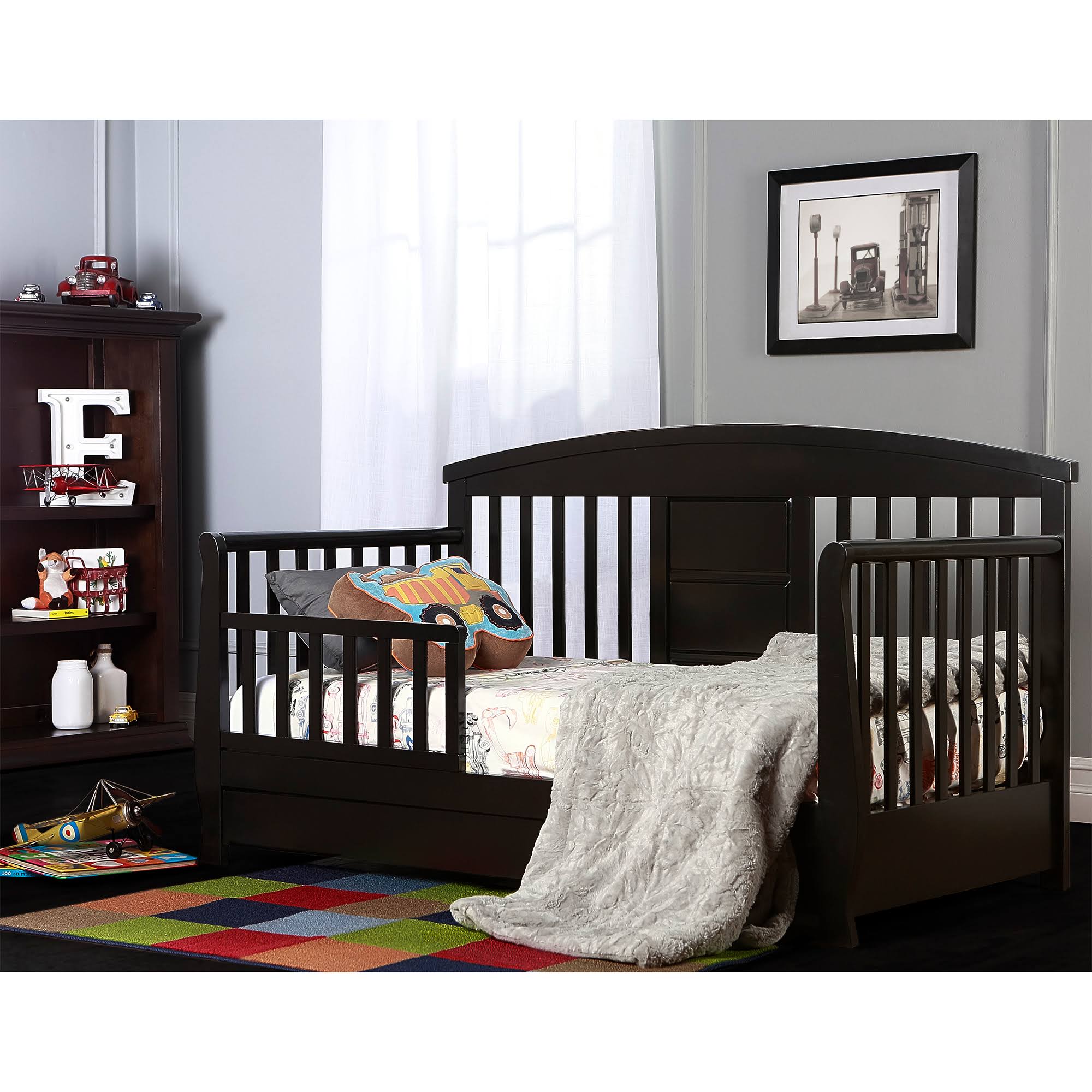 Dream on Me Deluxe Toddler Day Bed - Black HF_FIR60A6E