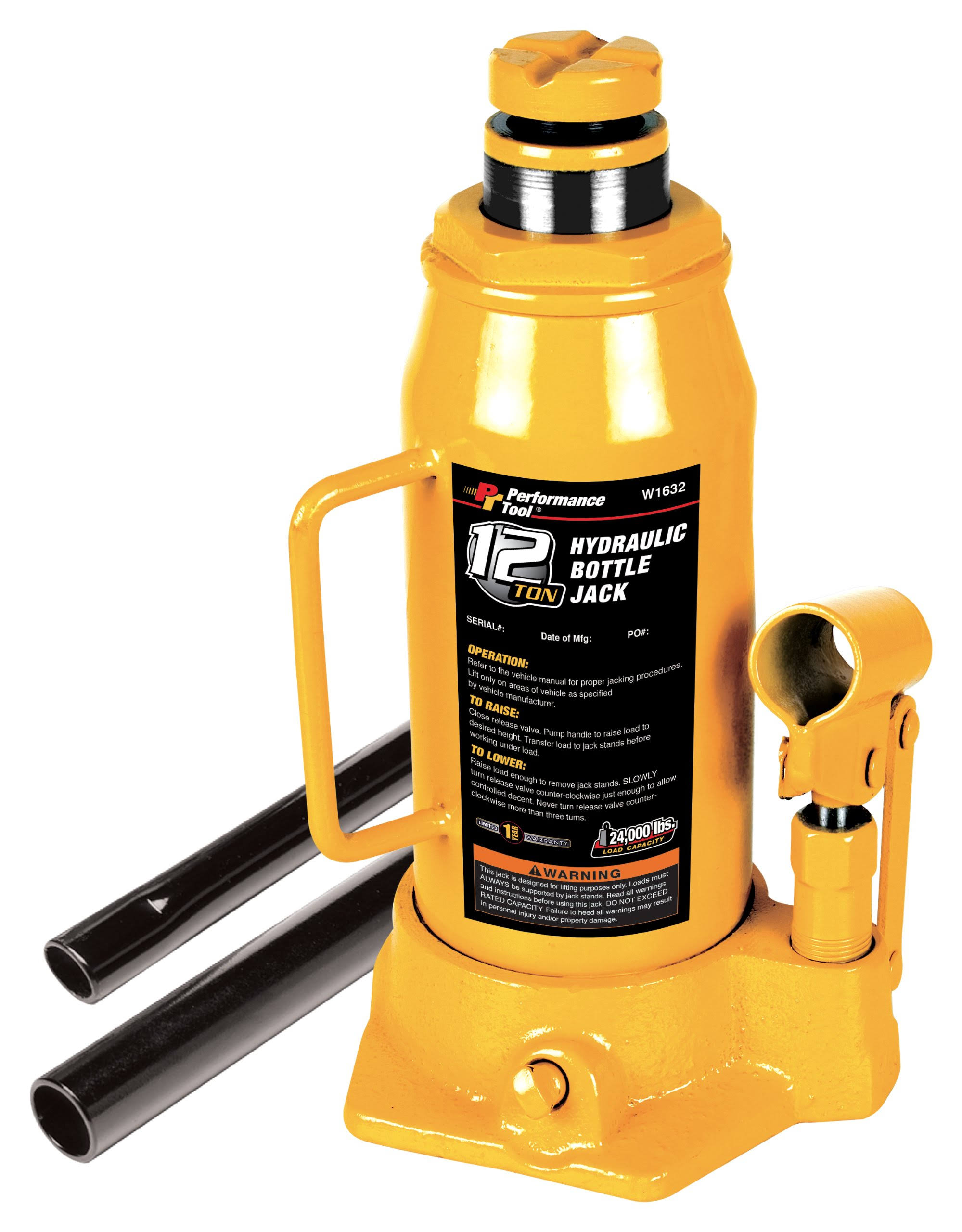 12 Ton Hydraulic Bottle Jack W1632 UC_ZVQE4G1O