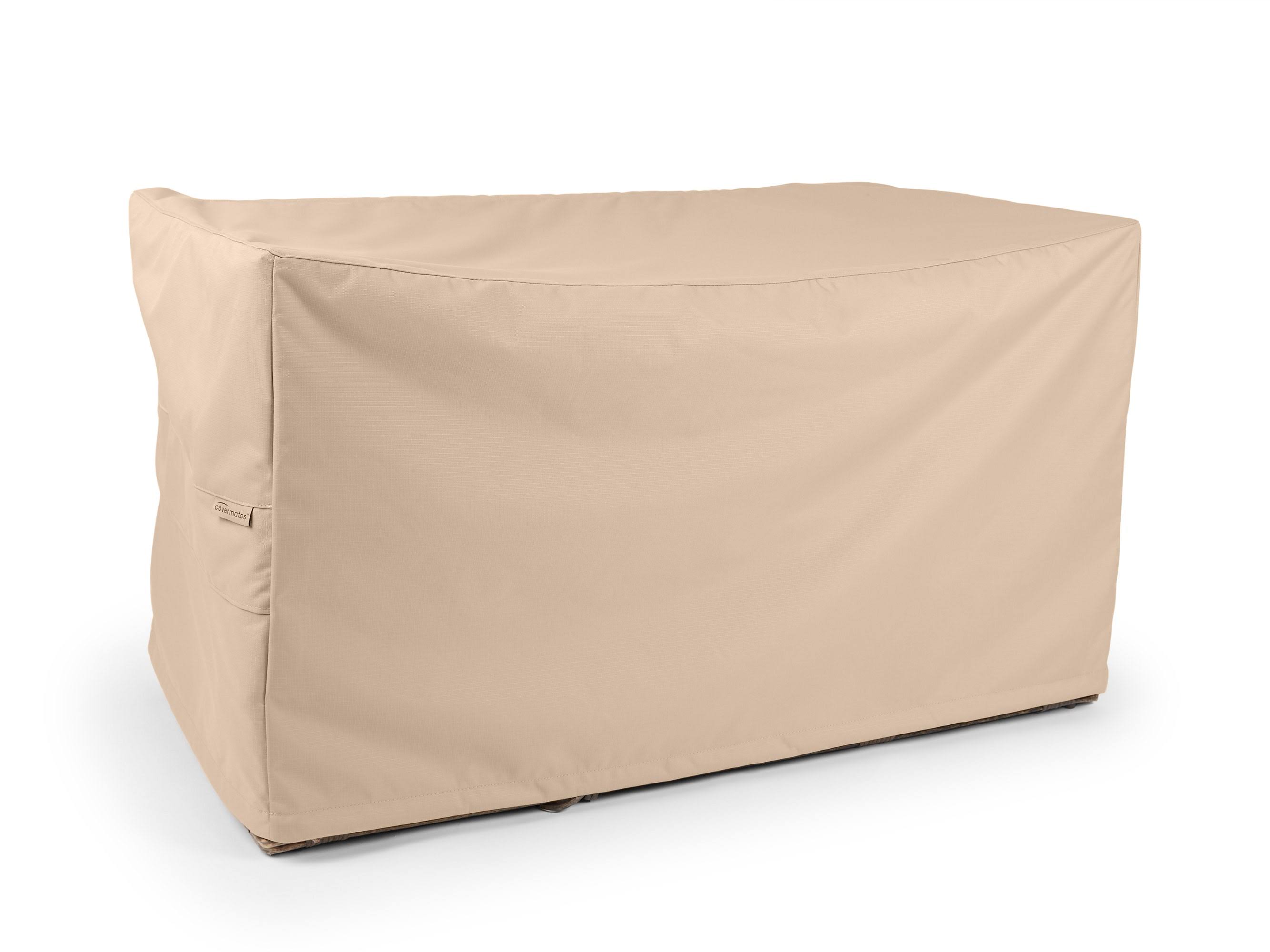 Outdoor Sectional Set Cover - Fits Up To 138, Weatherproof, Durable Heavy Duty Poly, 10-Year Warranty - Prestige, Stone - AF_7GCXVCVC