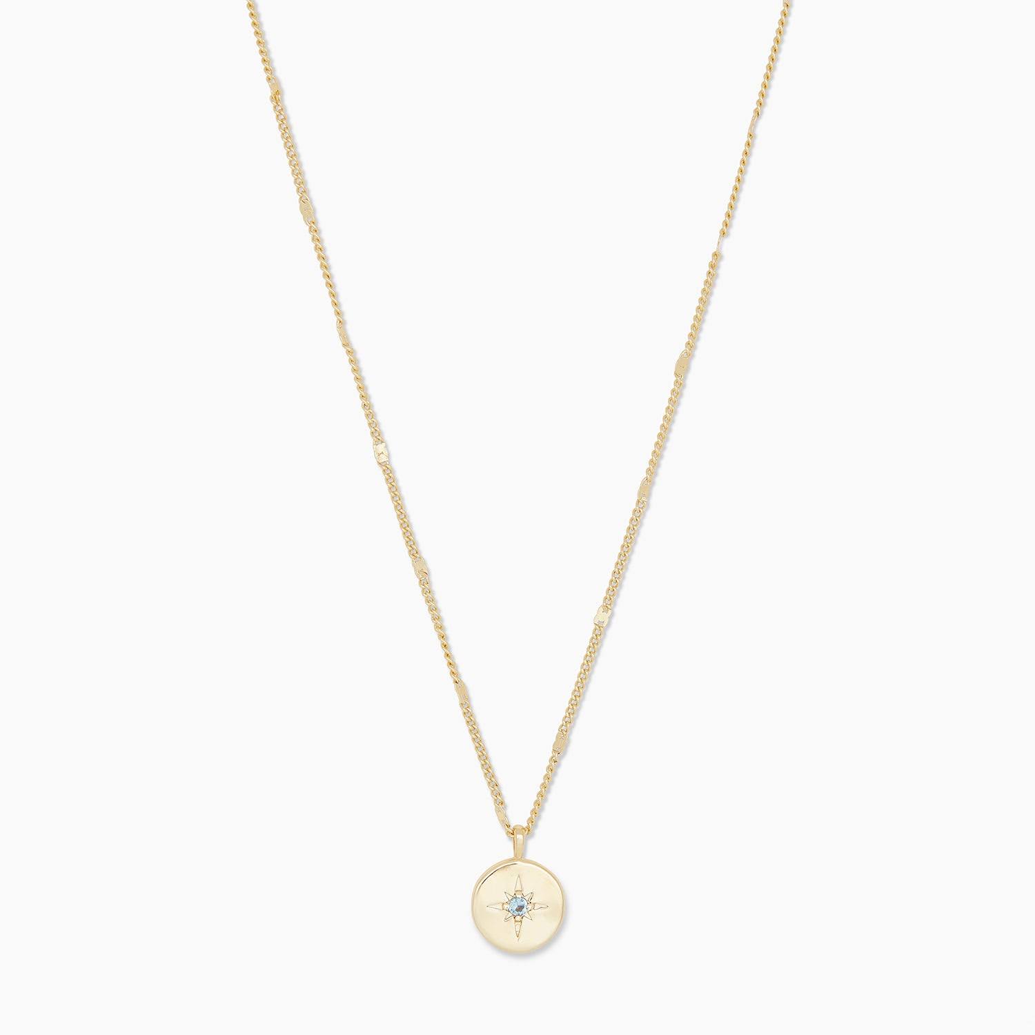 Gorjana Power Birthstone Coin Necklace - XD_L992TNL4