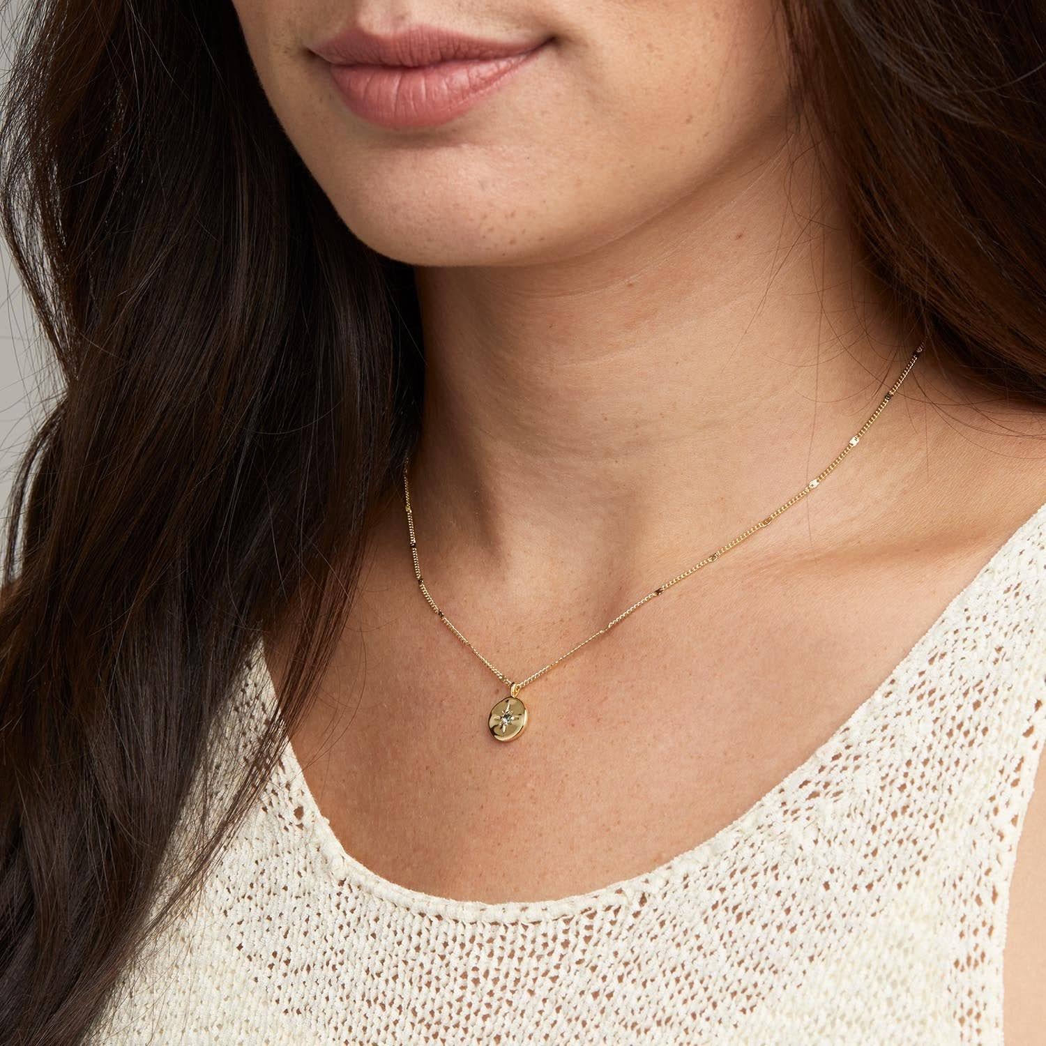 Gorjana Power Birthstone Coin Necklace - XD_L992TNL4