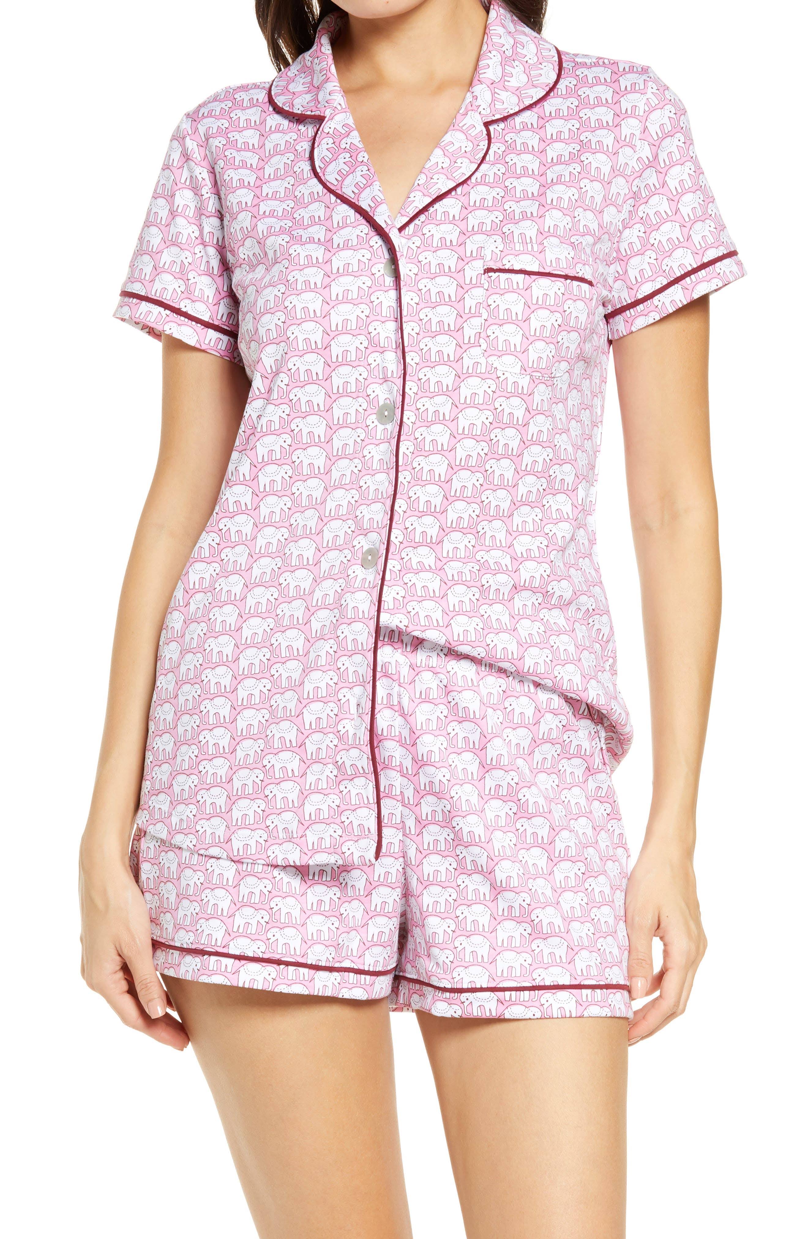Roller Rabbit Hathi Polo Pajamas Pink BZ_XEV5FGT1
