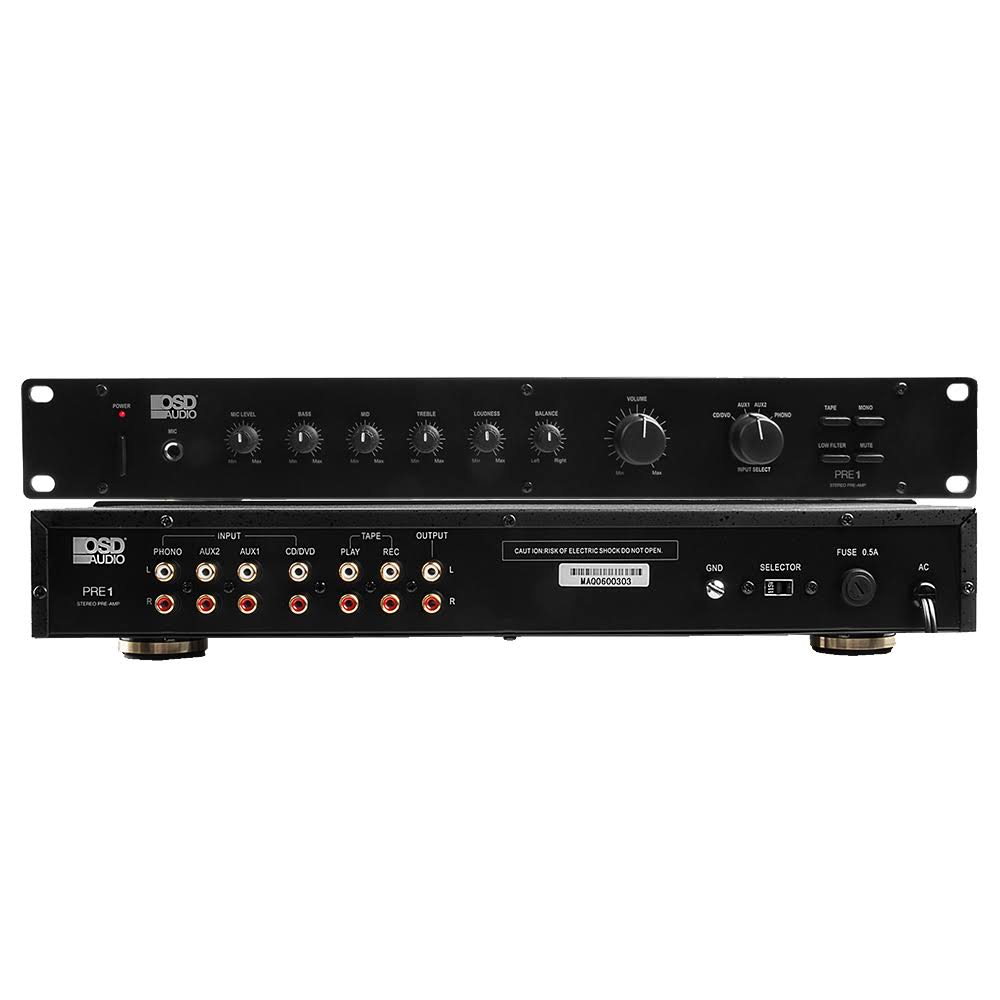 Pre1 Audio Component Home Stereo / Home Recording Pre Amplifier Rack GU_TWZXIBK5