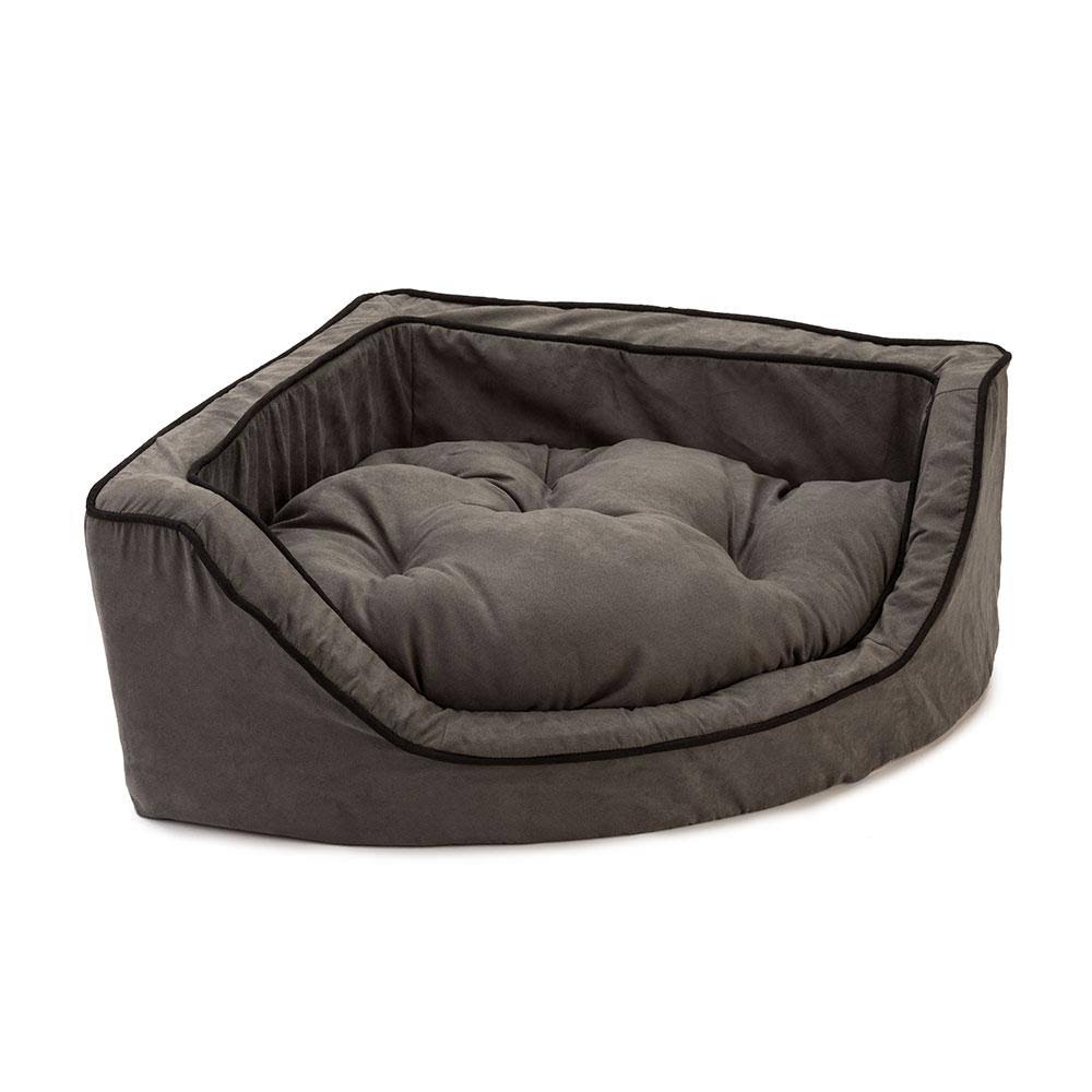Snoozer Luxury Corner Pet Bed, Small, Anthracite/O6_PQFSQVQV
