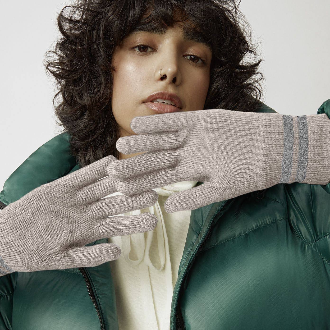 Canada Goose Barrier Merino Wool Gloves In VE_QDCNGOXT