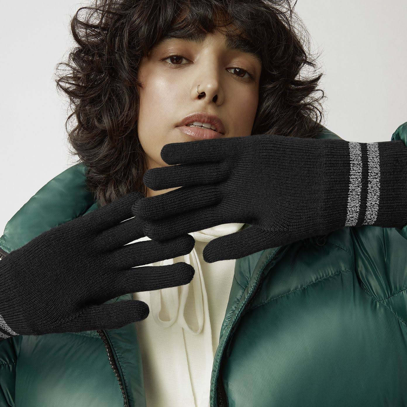Canada Goose Barrier Merino Wool Gloves In VE_QDCNGOXT