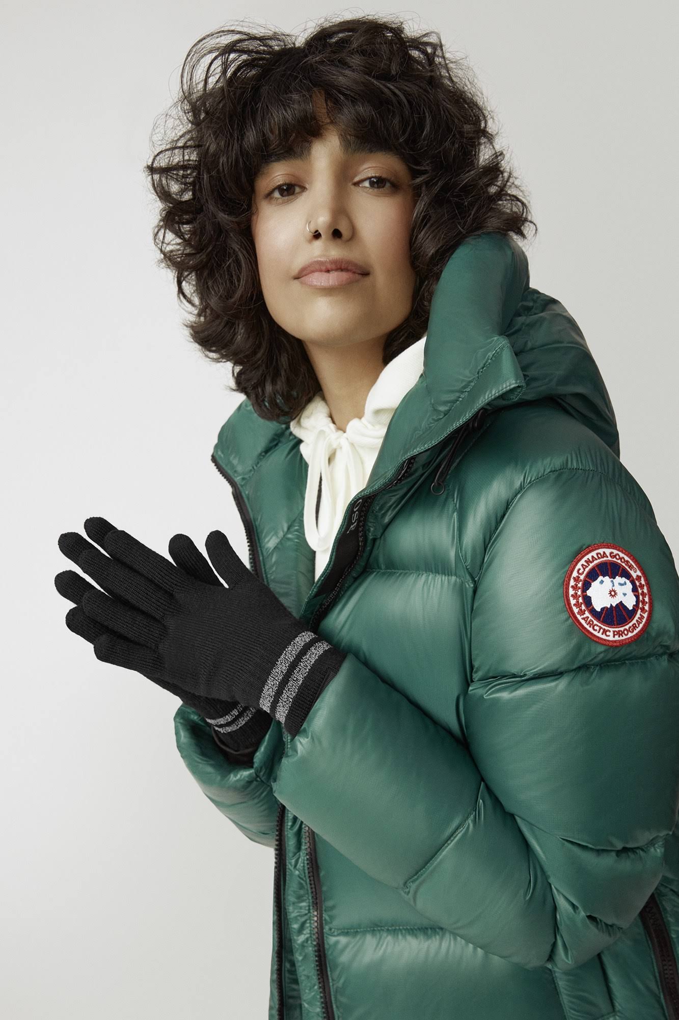 Canada Goose Barrier Merino Wool Gloves In VE_QDCNGOXT