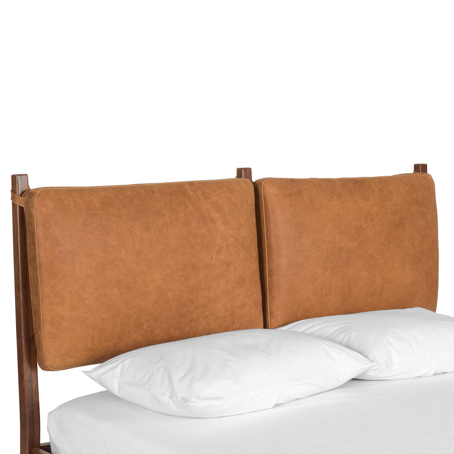 Poly And Bark Truro King Bed Headboard Cushion Set In Cognac EA_IYJIDRW8