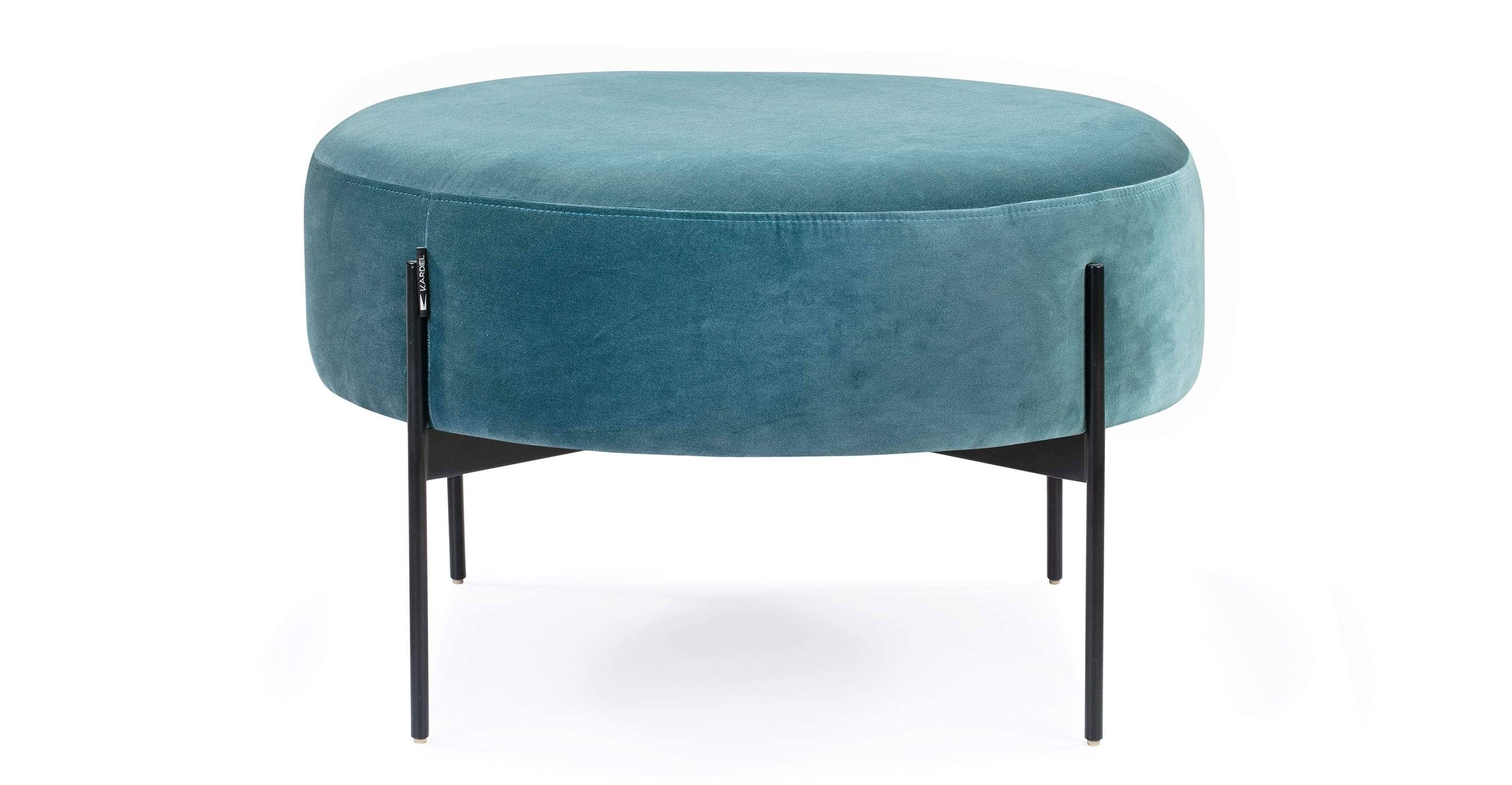 Kardiel Dot 27 Fabric Ottoman, Tranquil Blue B7_BWYWGW0W