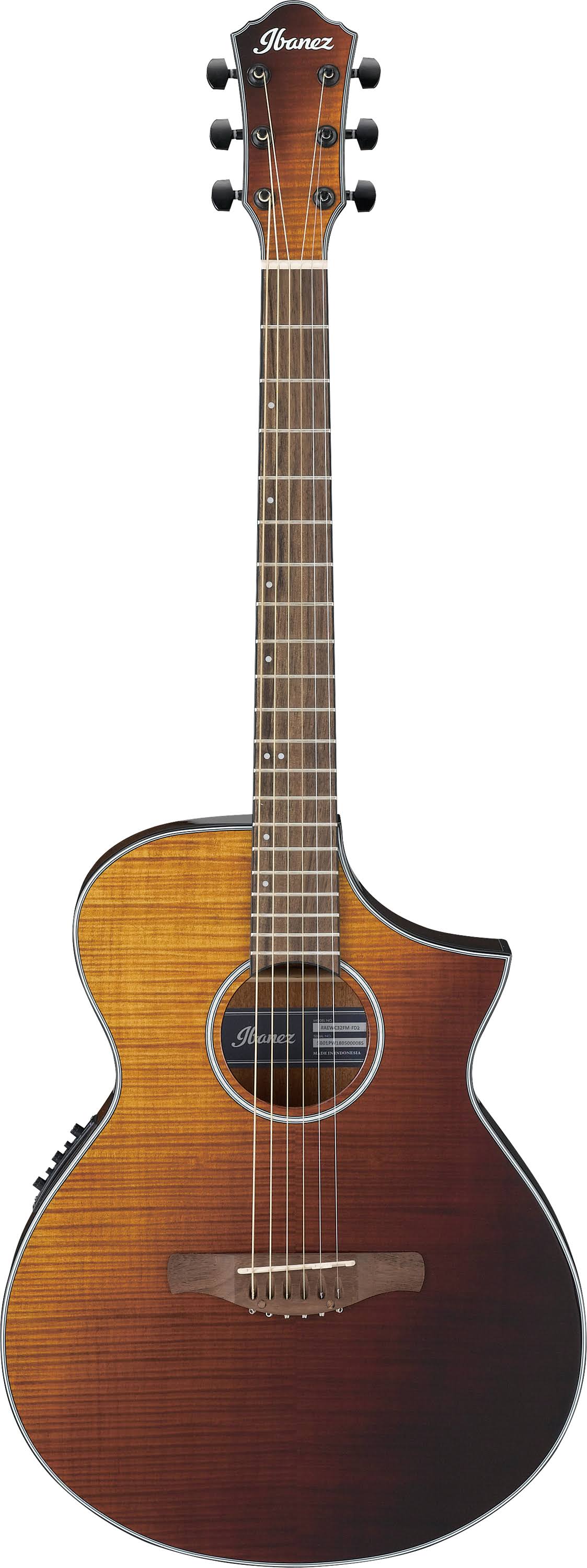 Ibanez Aewc32fm Acoustic Electric Guitar - Amber Sunset ZS_IOHZ2HXW