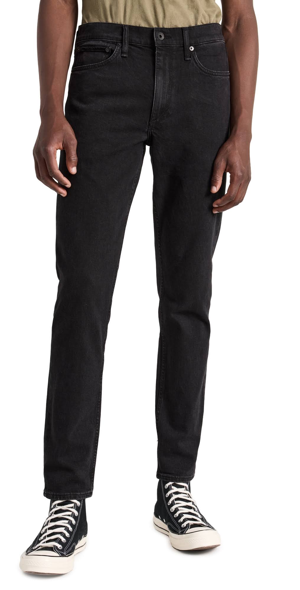 Rag & Bone Men's Fit 2 Authetic Stretch Jeans - Black - Size 5D_ZR99CI5X