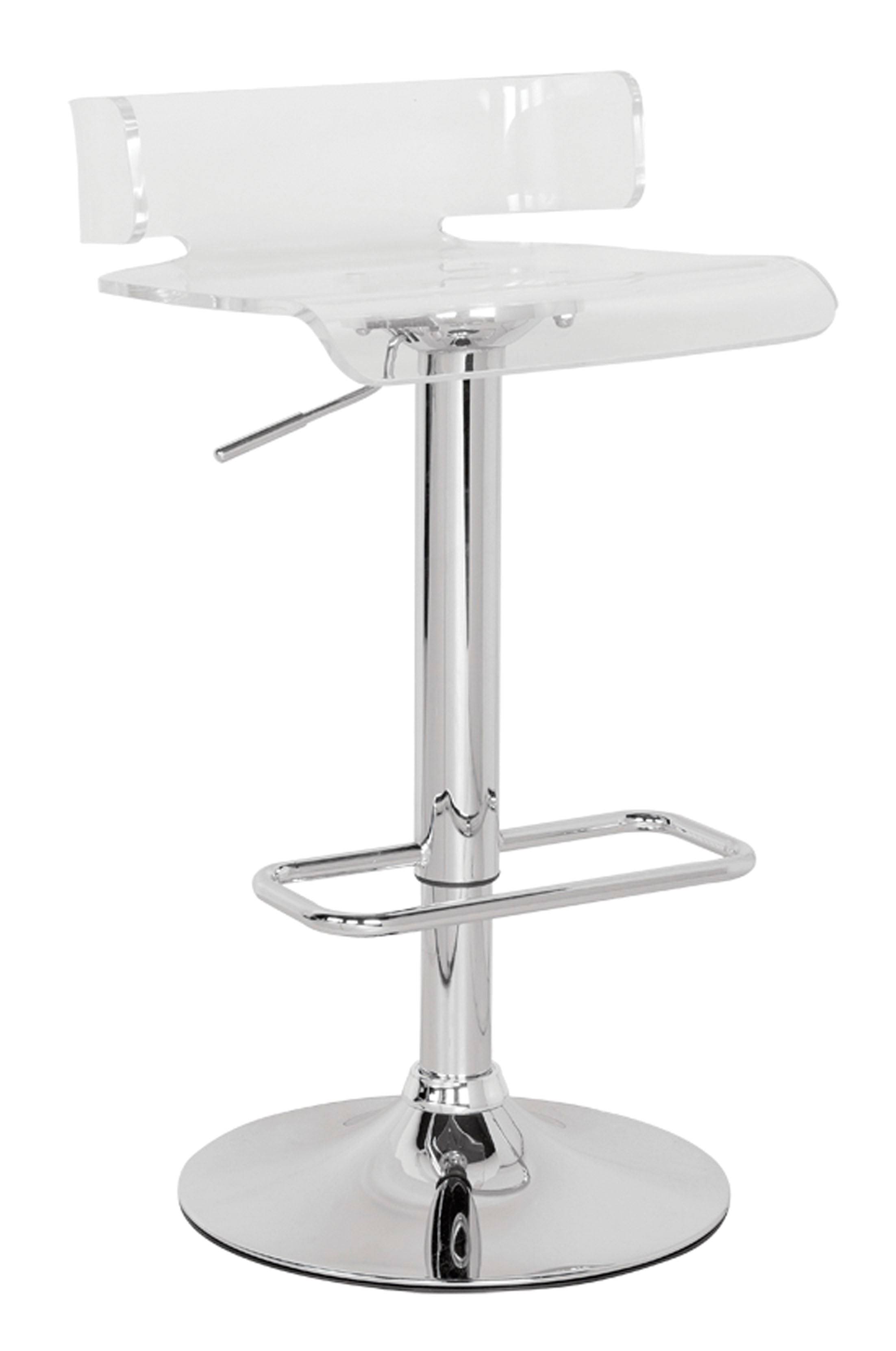 Acme Rania Adjustable Stool W/ Swivel Clear & VQ_TGF4IRK9
