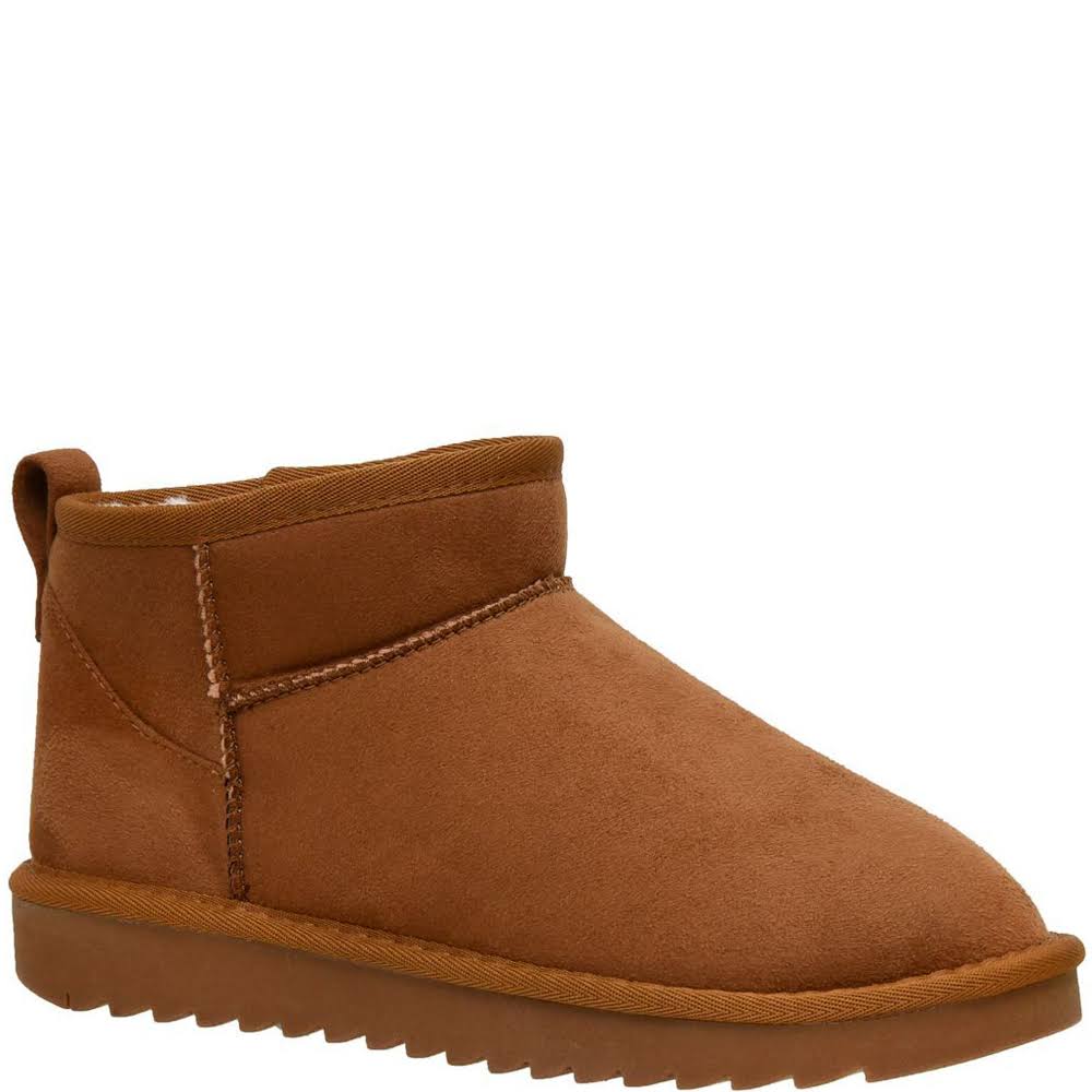 Cushionaire Women's Hip Genuine Suede Pull On Boot +Memory Foam, Chestnut S1_TZ0GNE7Y