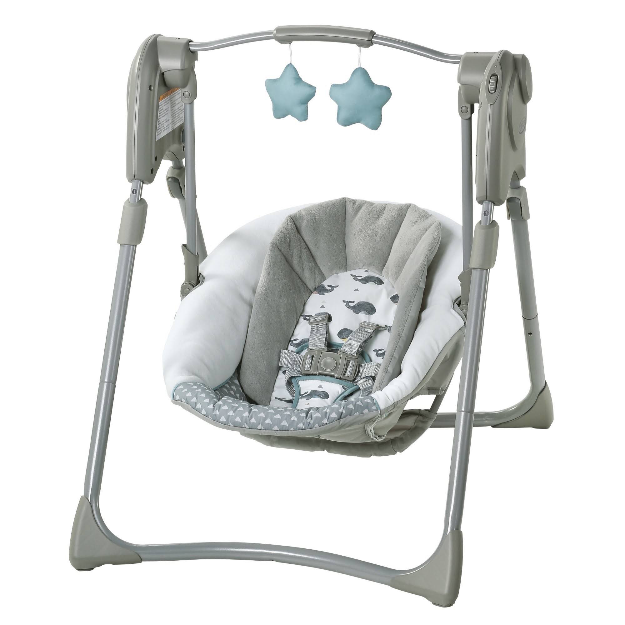 Graco Slim Spaces Compact Baby Swing, WK_2YBFCMBK