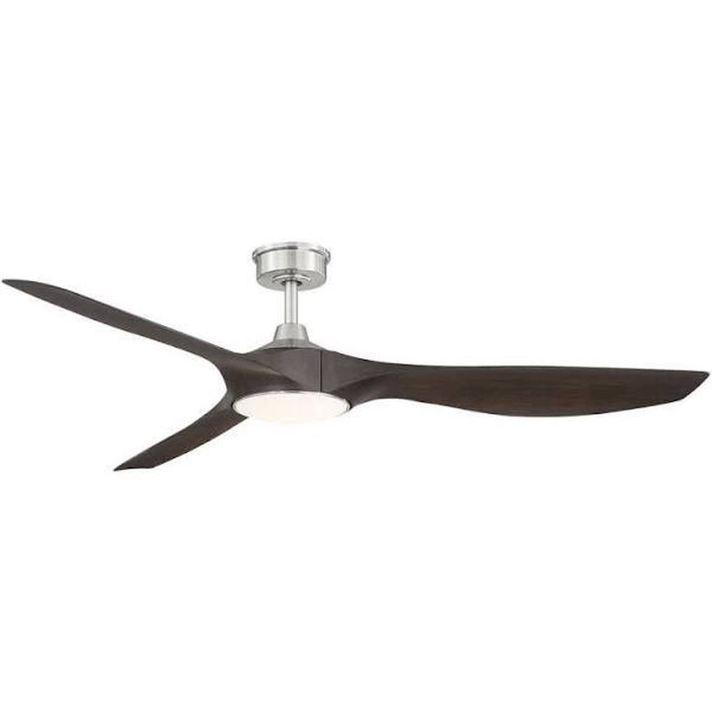 Home Decorators Collection Marlon 66 In. Integrated Led Indoor Brushed Nickel Ceiling Fan With Light And Remote H6_KSOWVOHC