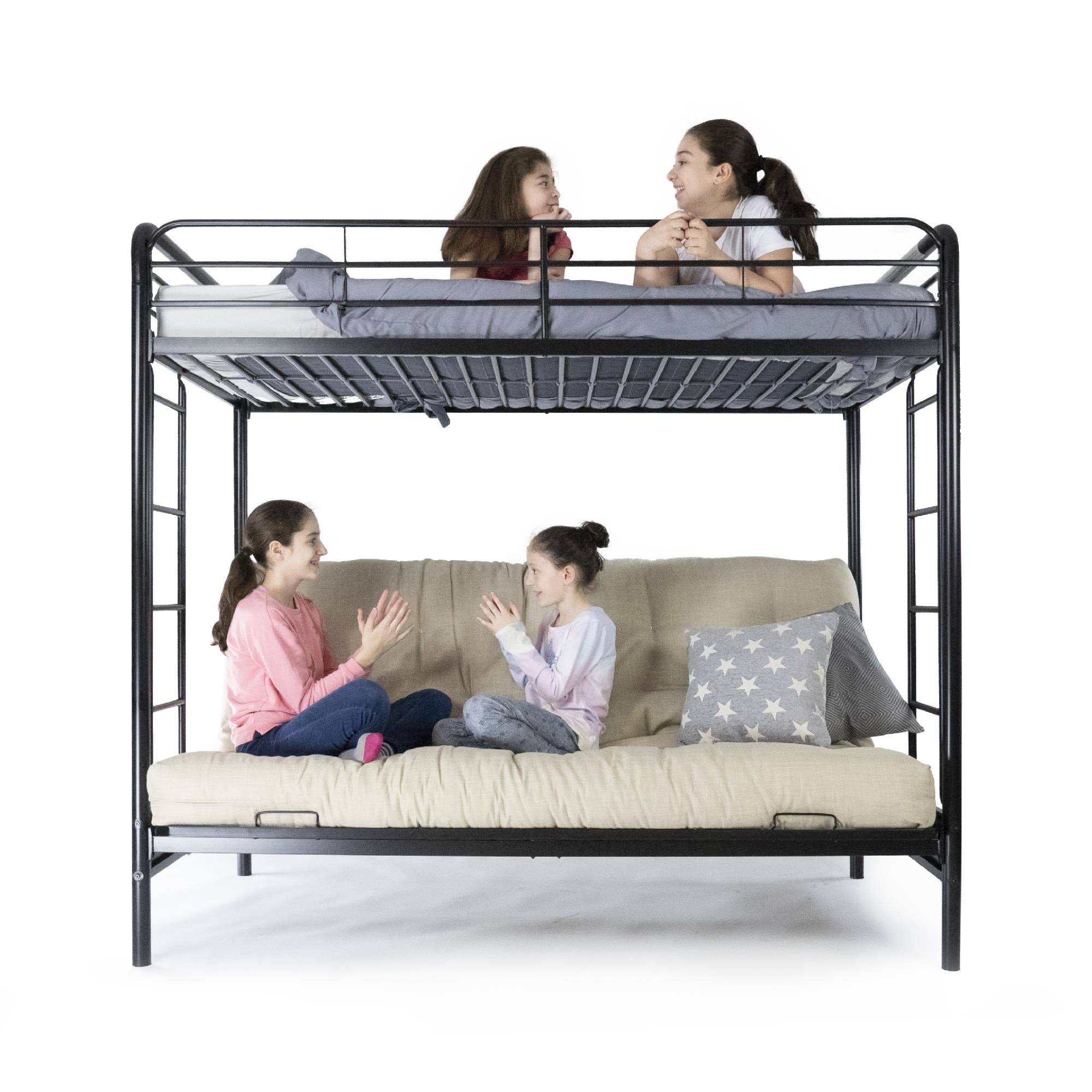 Dhp Twin Over Futon Black Metal Bunk OA_IMERG0CX