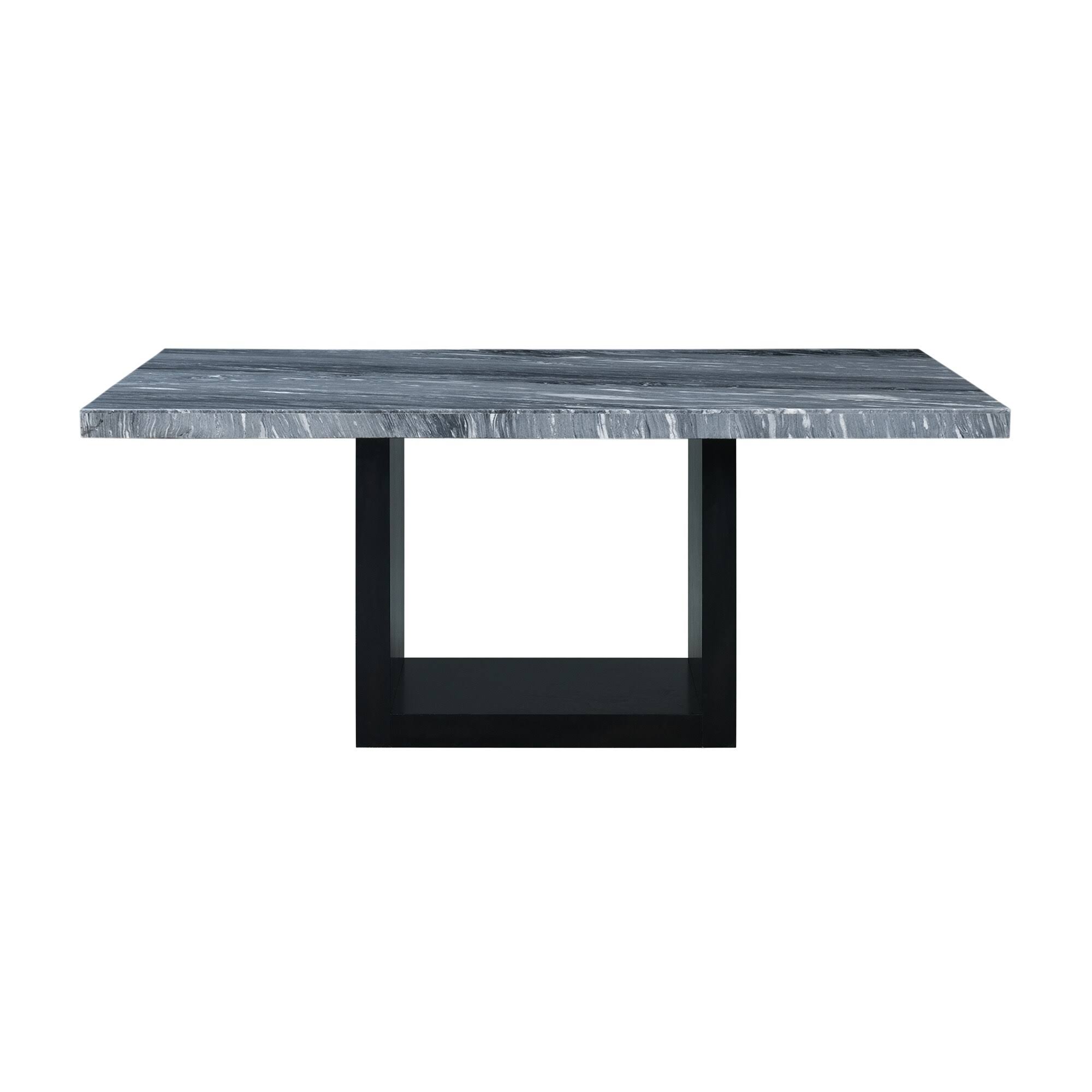 Picket House Furnishings Willow Marble Standard Height Table In I1_KA6LFBNX