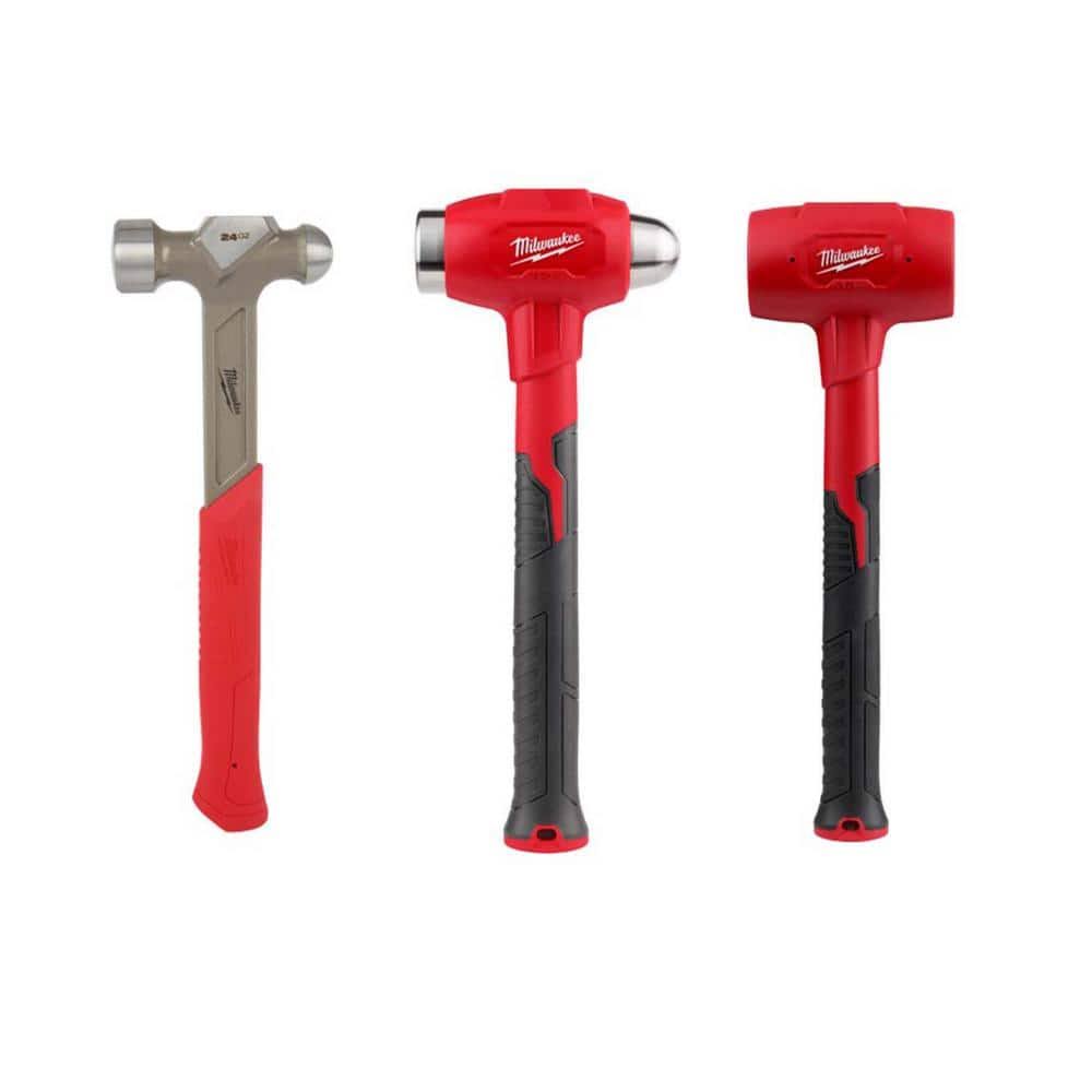 Milwaukee Dead Blow Ball Peen Hammer Set (6-Piece) 8V_BRJUY88Q