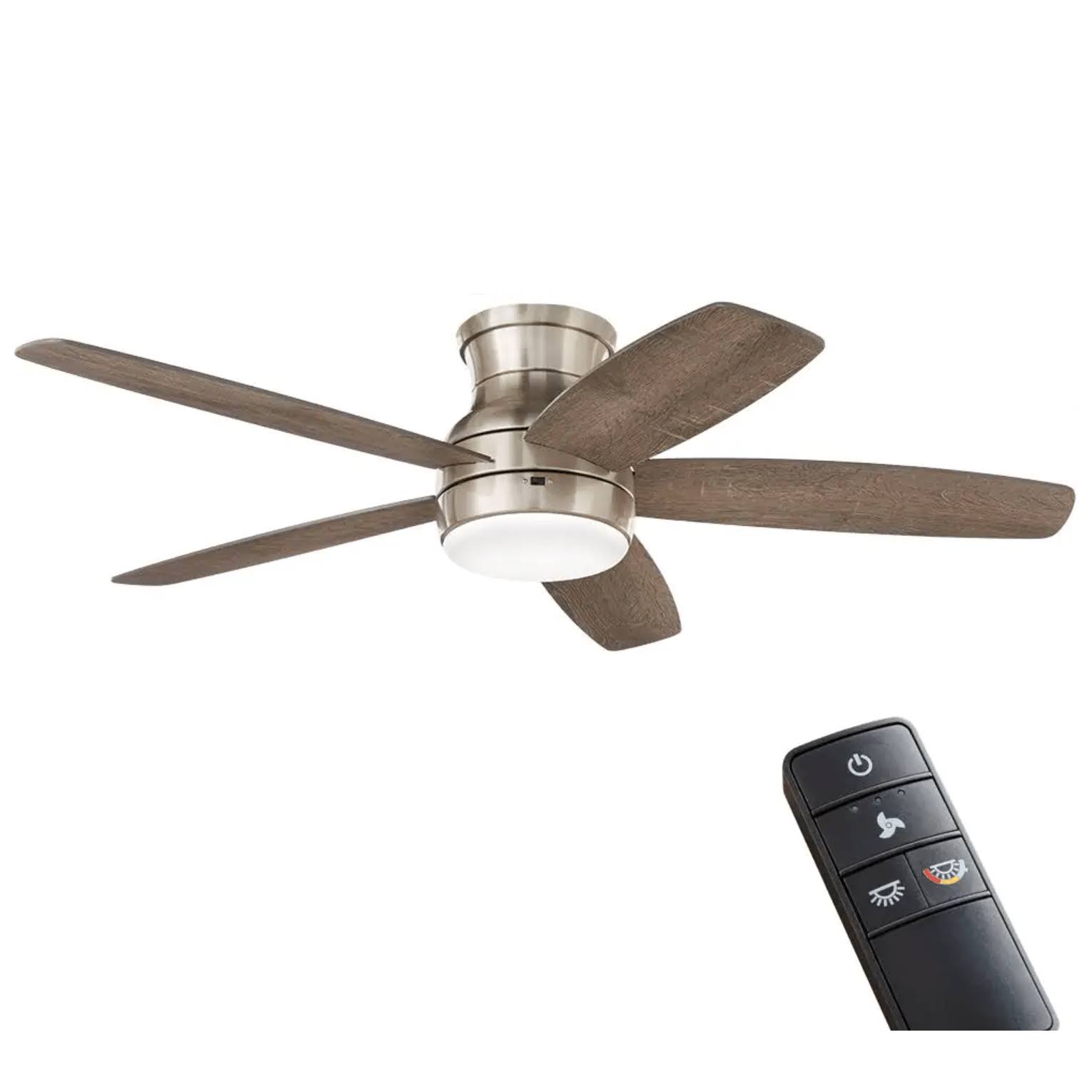 Home Decorators Collection 59344 Ashby Park 44 In. White Color Changing Integrated Led Bronze Ceiling Fan With Light Kit And 3 Reversible S5_ZUJP0ALH