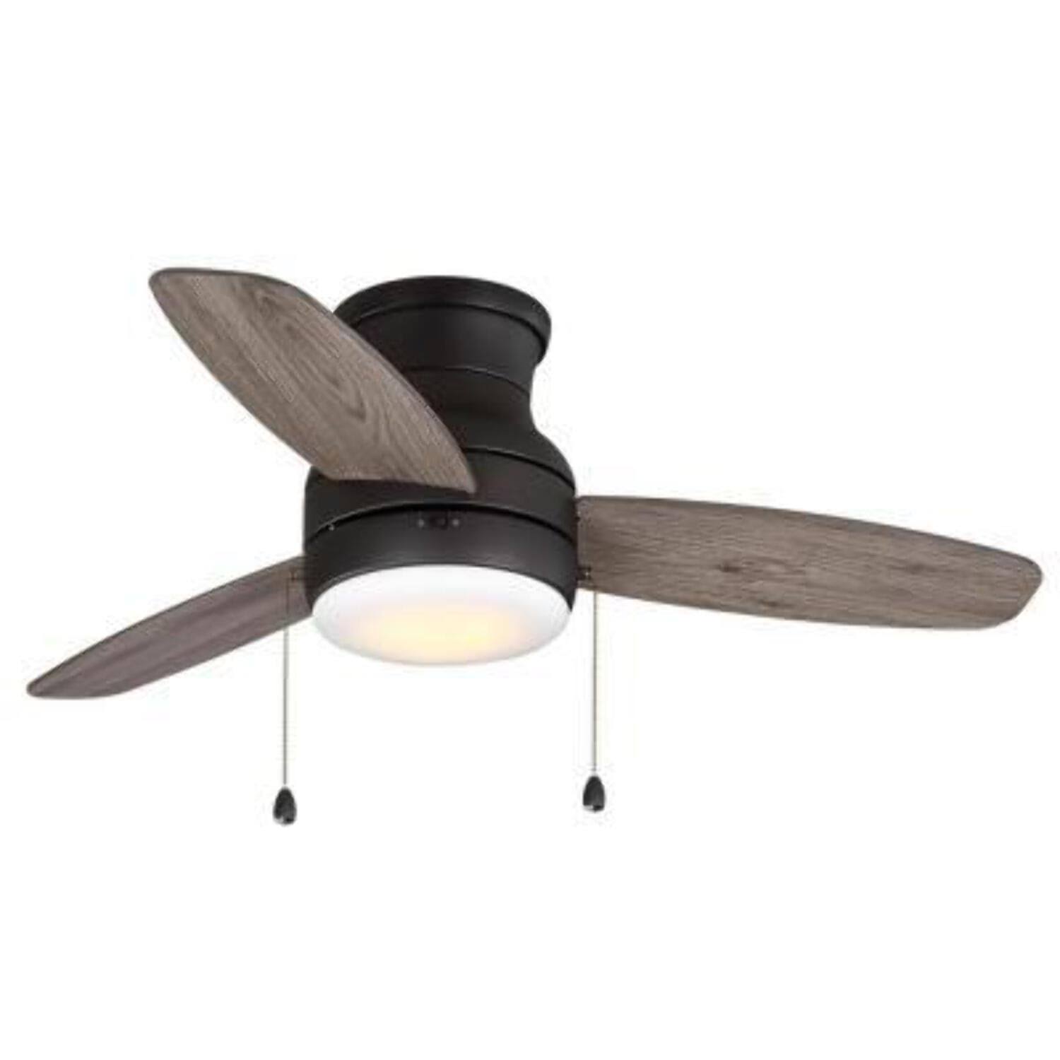 Home Decorators Collection 59344 Ashby Park 44 In. White Color Changing Integrated Led Bronze Ceiling Fan With Light Kit And 3 Reversible S5_ZUJP0ALH