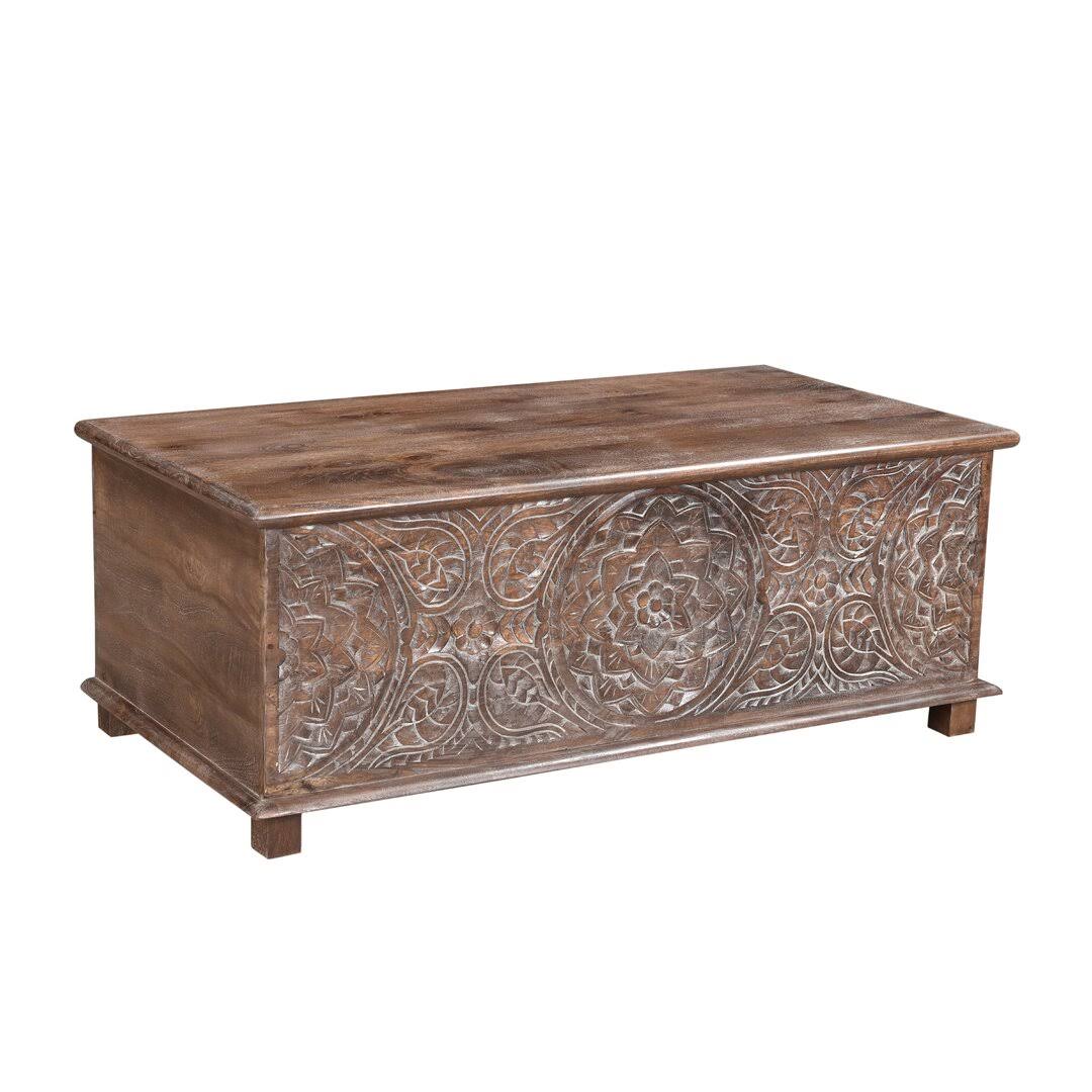 Bungalow Rose Ivaan Trunk Coffee Table With Lift Top, Y0_FXDPD174