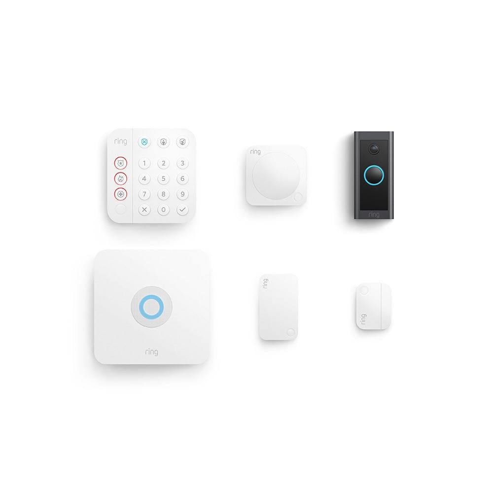 Ring B08kgx6xdq Wireless Alarm Home Security Kit (5-Piece) (2nd Gen) With Wired Video QZ_R4JQEIZP