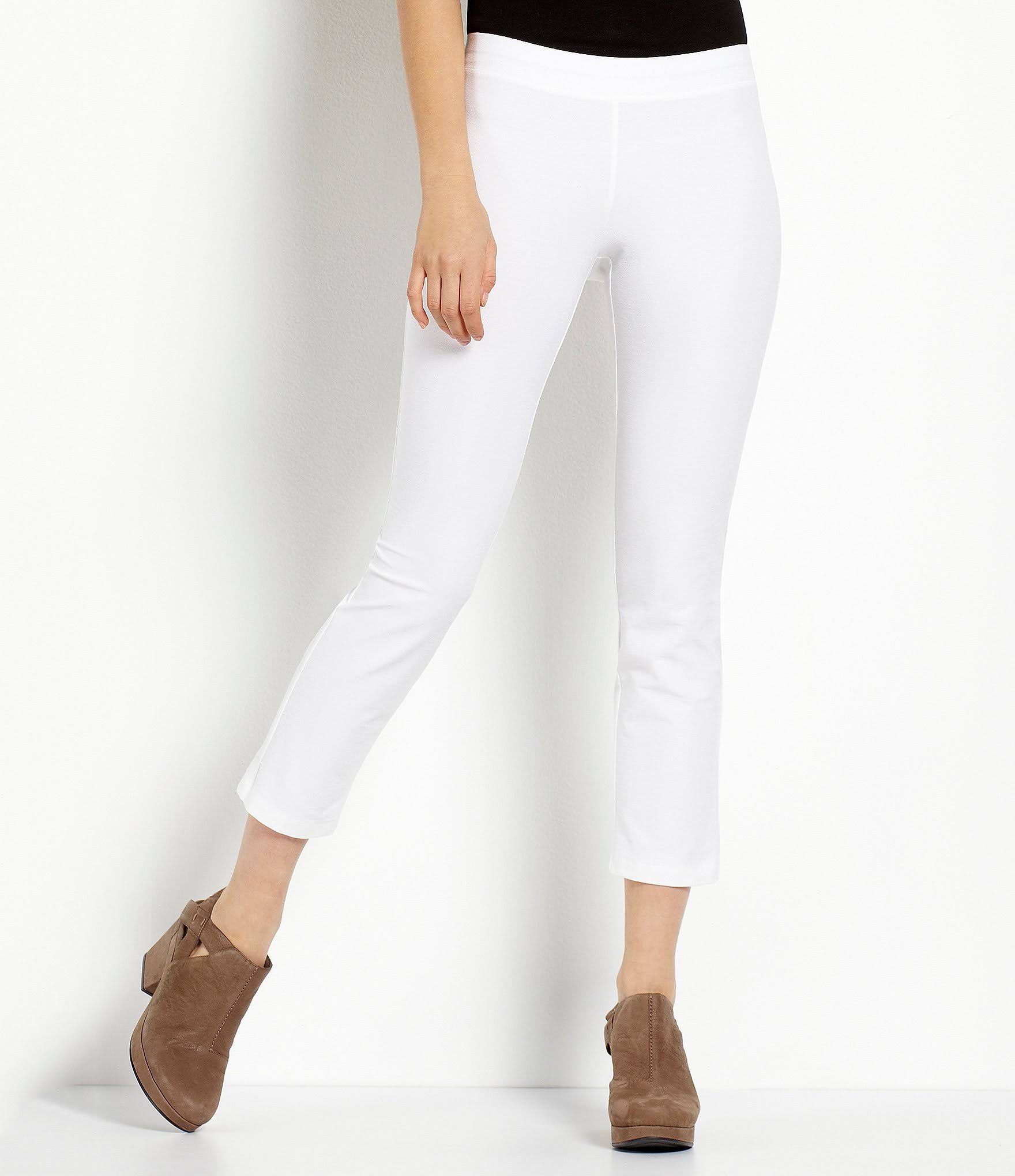 Eileen Fisher Women's Slim Ankle Pants - Black - Size TM_8BXR1NJF